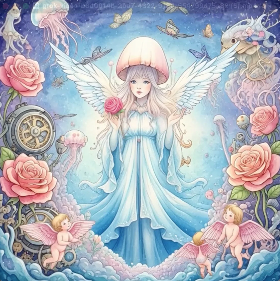 薔薇と天使たち69_Remix｜俵屋年彦