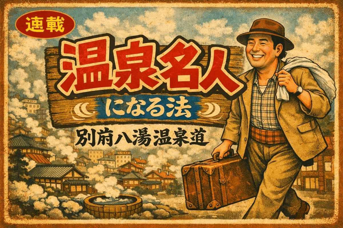 瓢箪♨️｢温泉名人｣になる法 (別府八湯温泉道) ㉘｜ドリアンひろゆき