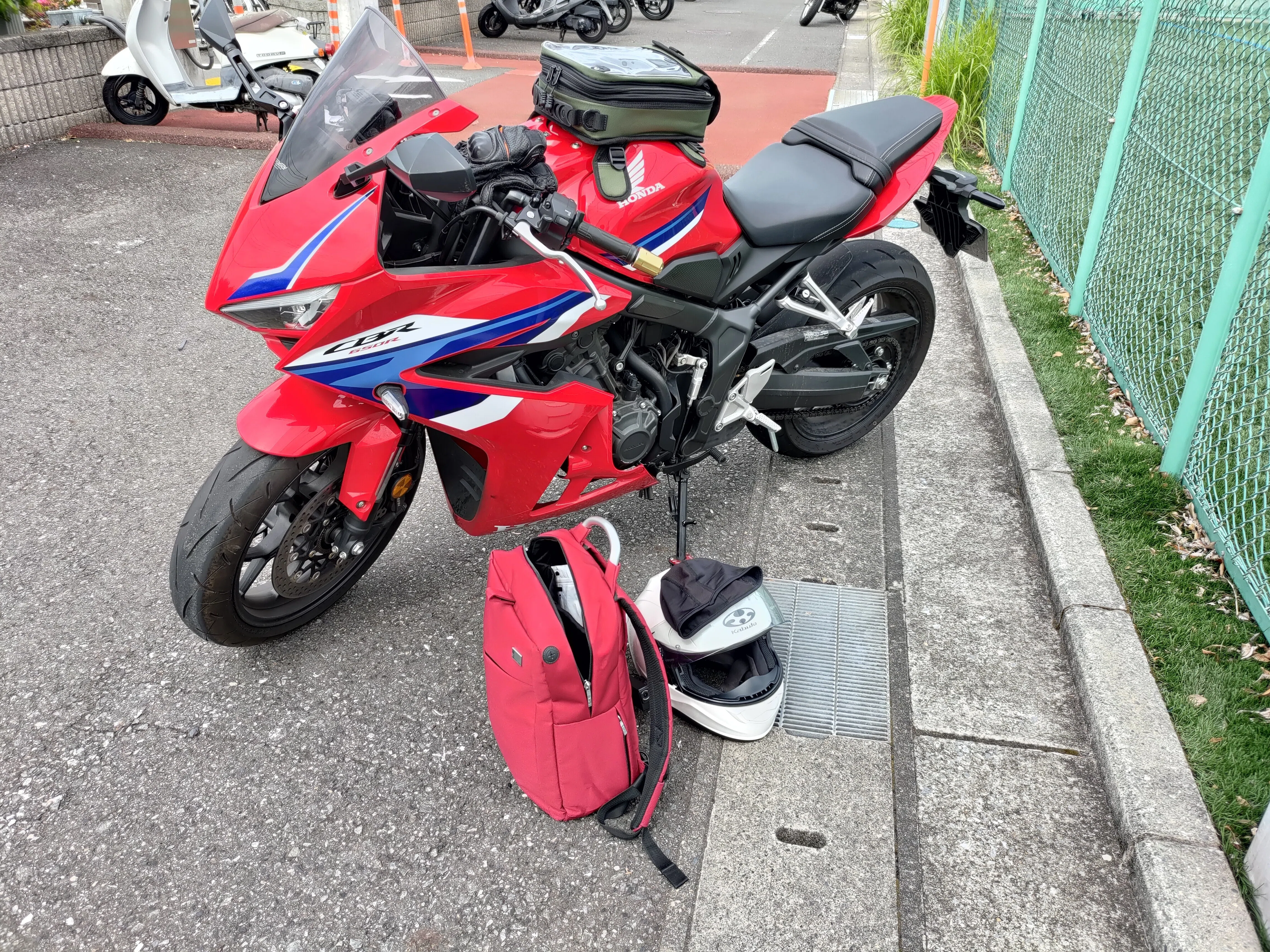 0931】バイクで日帰り出張をして、新しく購入した夏用ライディング