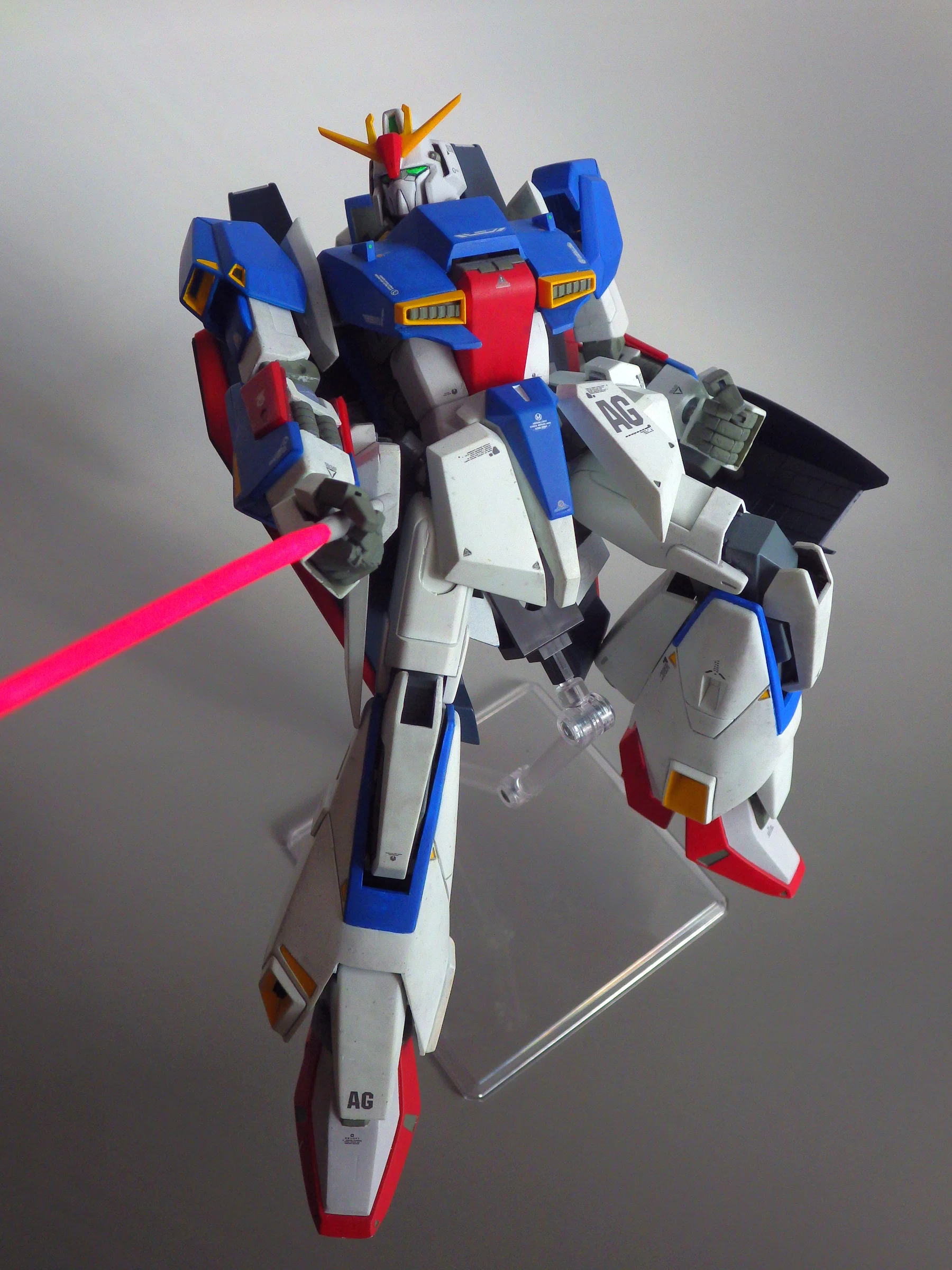旧キット 1/100ゼータガンダム完成。｜マテラボ 【G PARTS Material