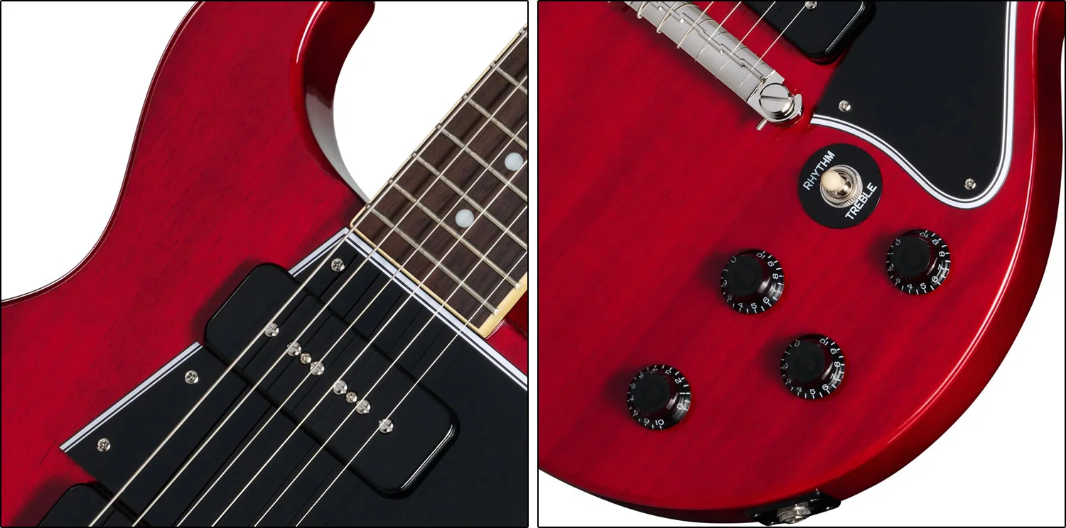 人気のチェリーレッド！エピフォンによる「Les Paul Special Double