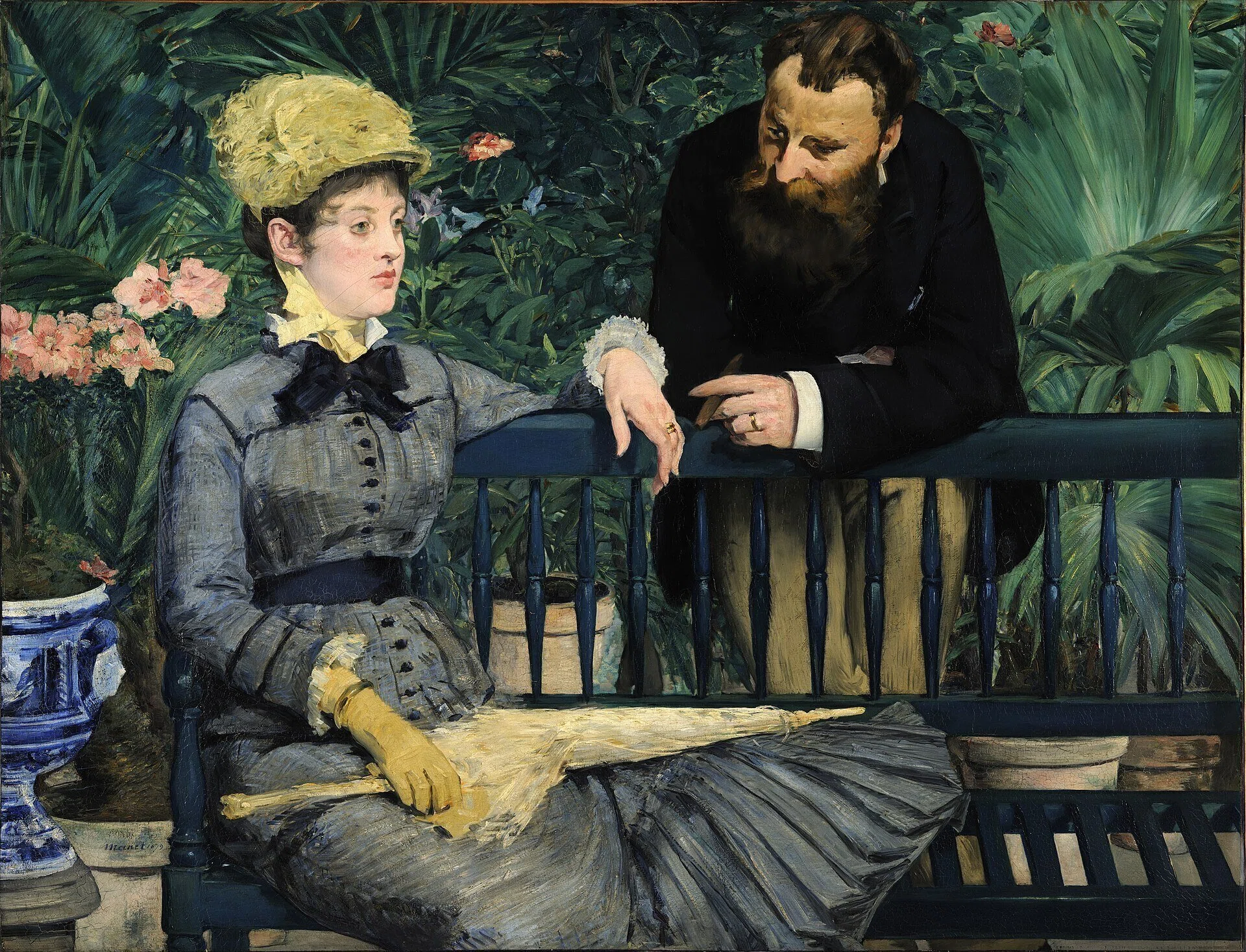 A Psychological Drama Spun by Unmet Gazes] Manet's 'In the