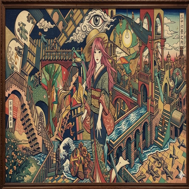 🎨Gemini美術館🎨｜山根あきら | 哲学者
