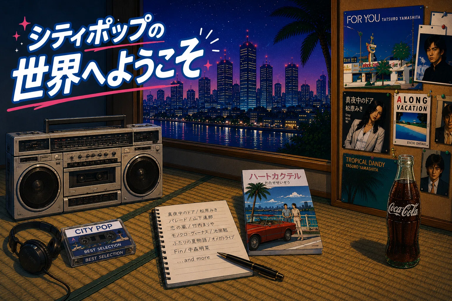 連載エッセイ】カダス堂のひとりごと【4】 シティ・ポップの世界へ