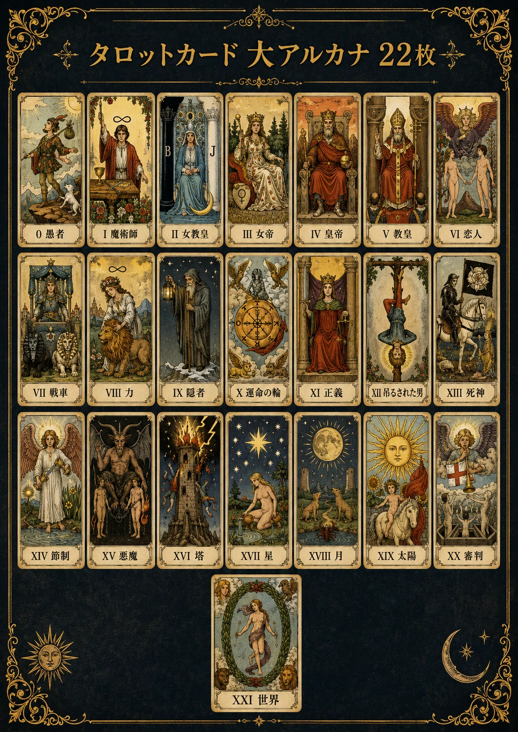 The Meanings of the 22 Major Arcana for Tarot Beginners and How to ...