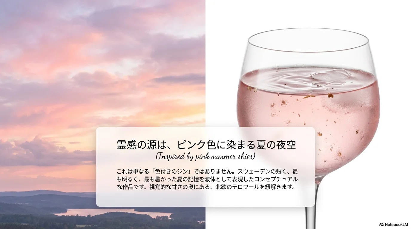 北欧の夏が液体になった。ストックホルム初のクラフトジン、Pink Gin