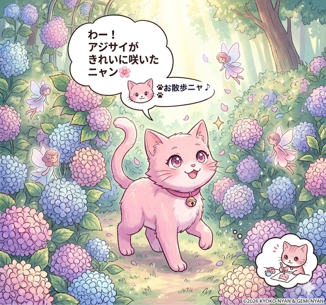 リコと、イタズラGemi猫」Geminiマンガ｜keito@necocan