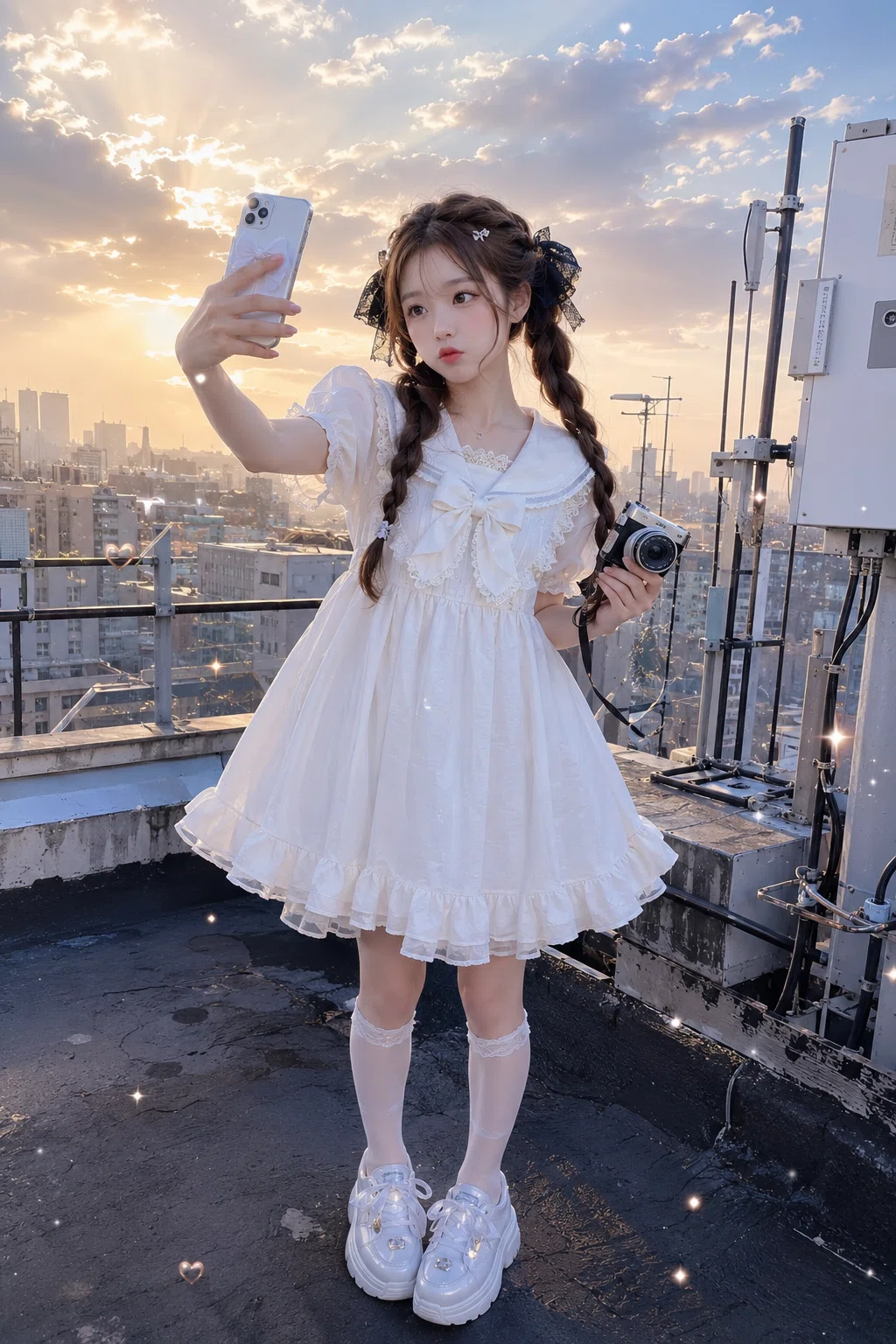 電波の日、写真の日|kaeruco ... ((( ∧( _ )∧