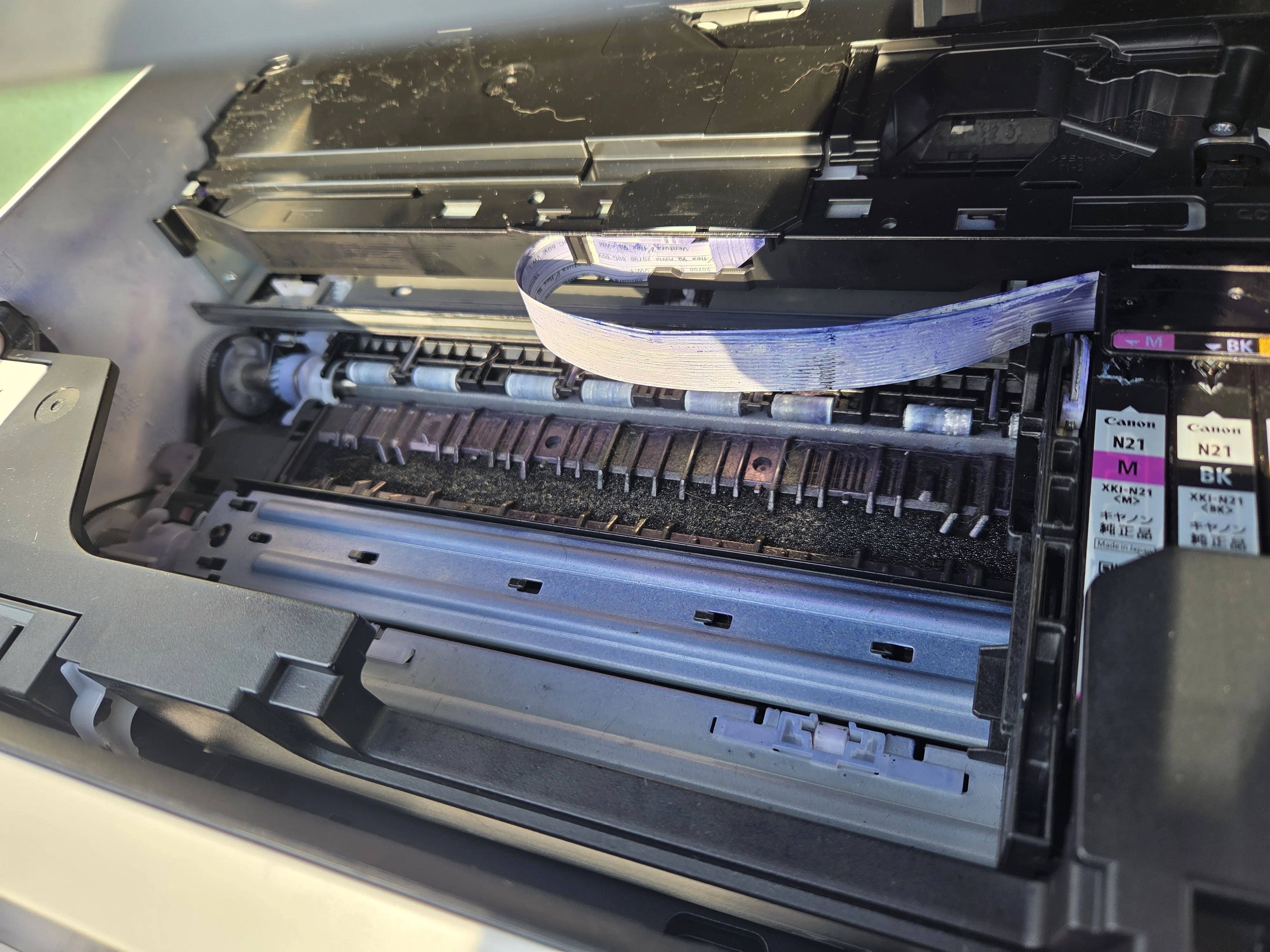 キャノンプリンター PIXUS XK110 2年7カ月でインク吸収体が満杯に