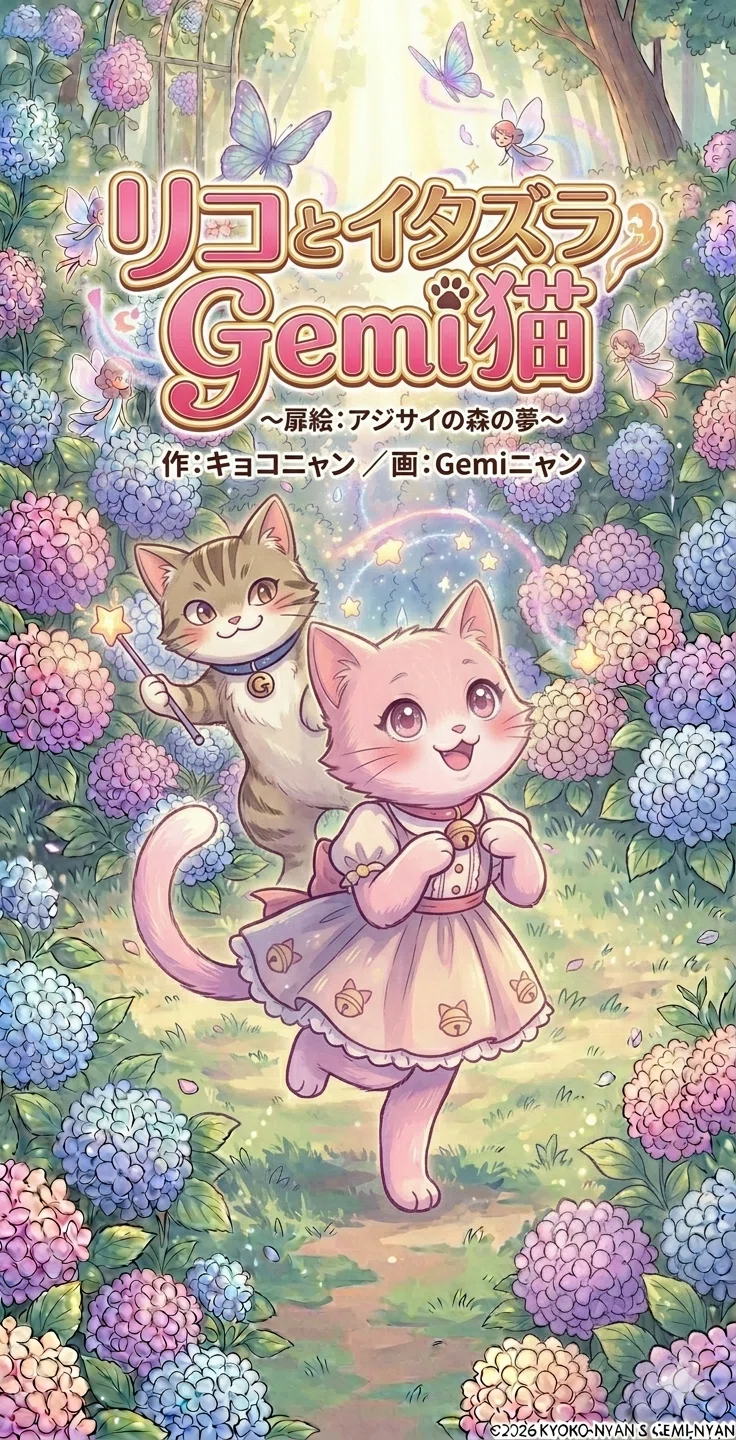 リコと、イタズラGemi猫」Geminiマンガ｜keito@necocan