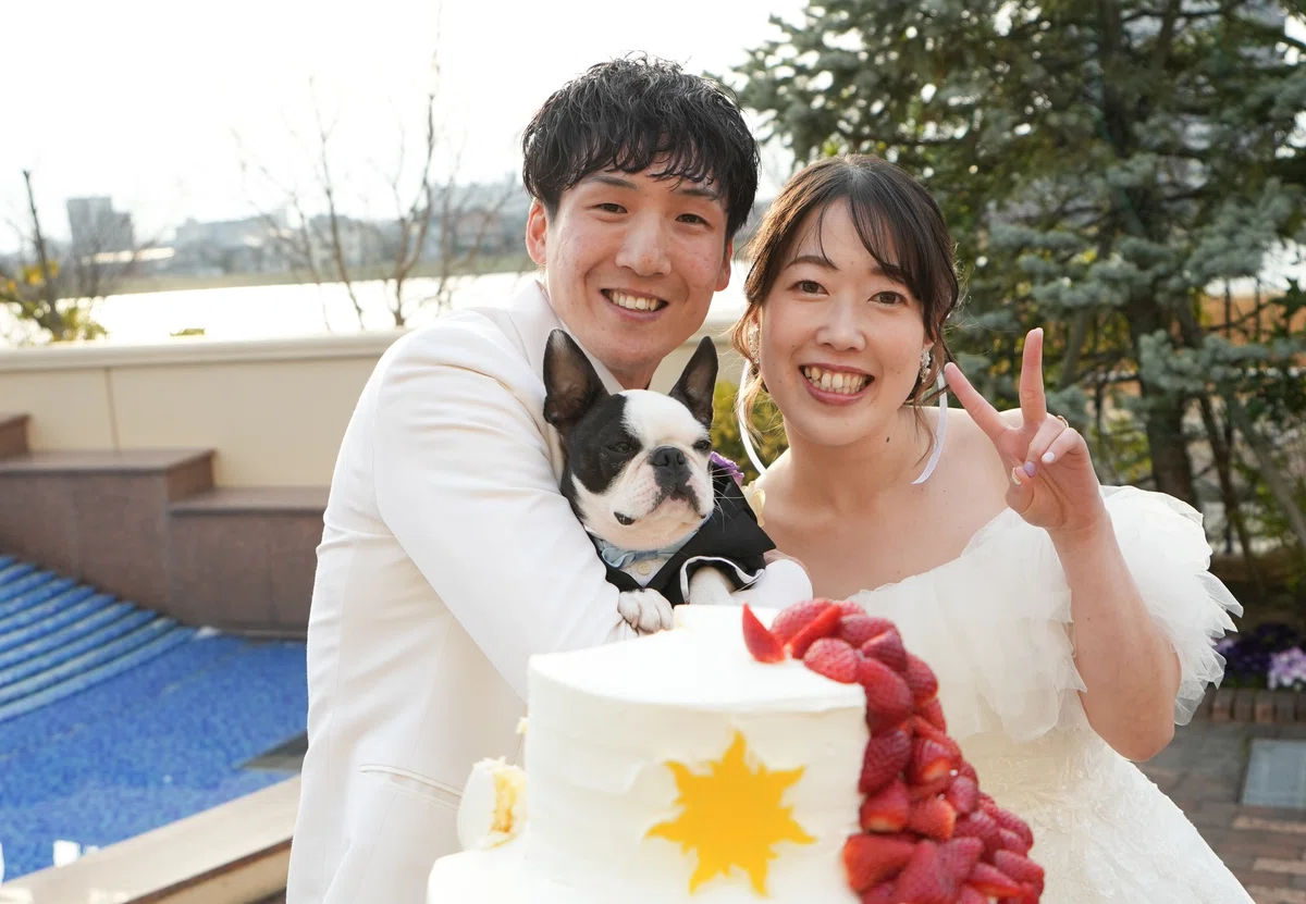 ちょっとした寄り道も愛おしい♡愛犬と叶えたリングドッグ演出｜ピアザ
