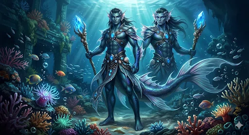 人魚と半魚人と｜りゅか