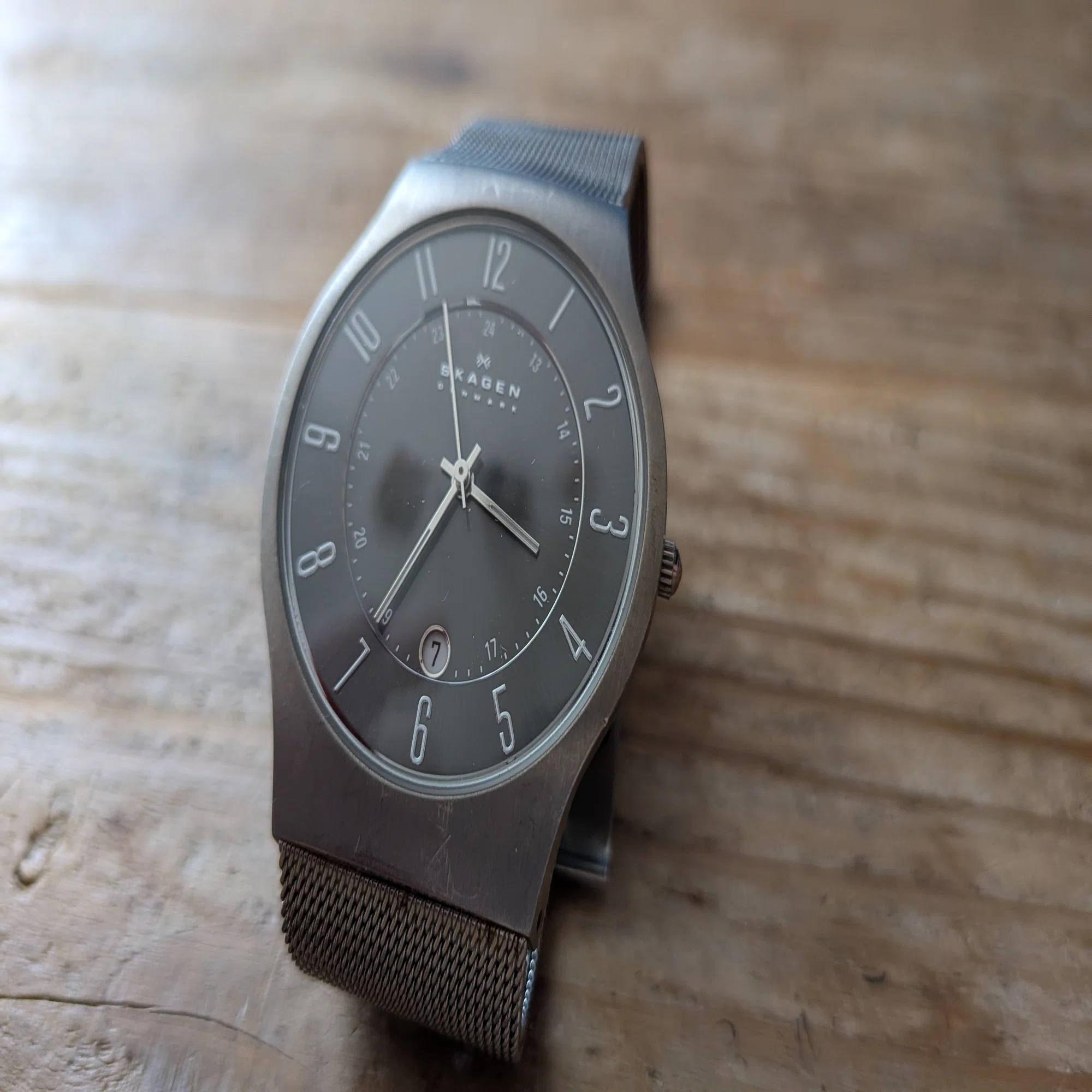 電池交換】「SKAGEN(スカーゲン) 腕時計 KLASSIK 233XLTTM メンズ」の 