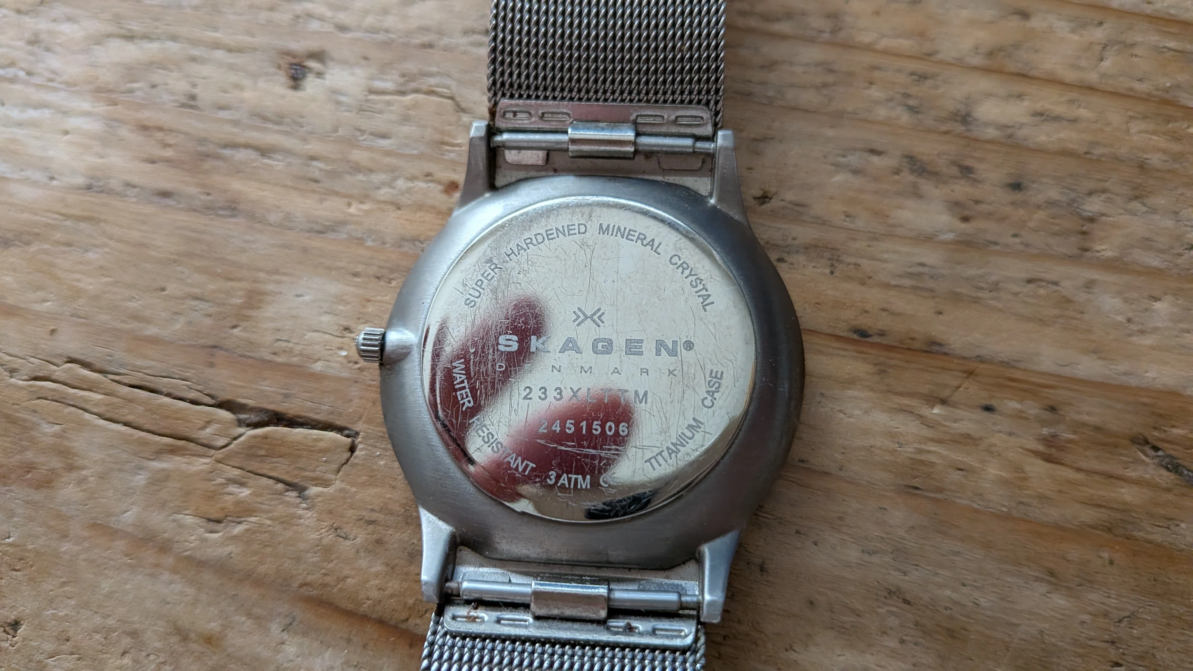 電池交換】「SKAGEN(スカーゲン) 腕時計 KLASSIK 233XLTTM メンズ」の 