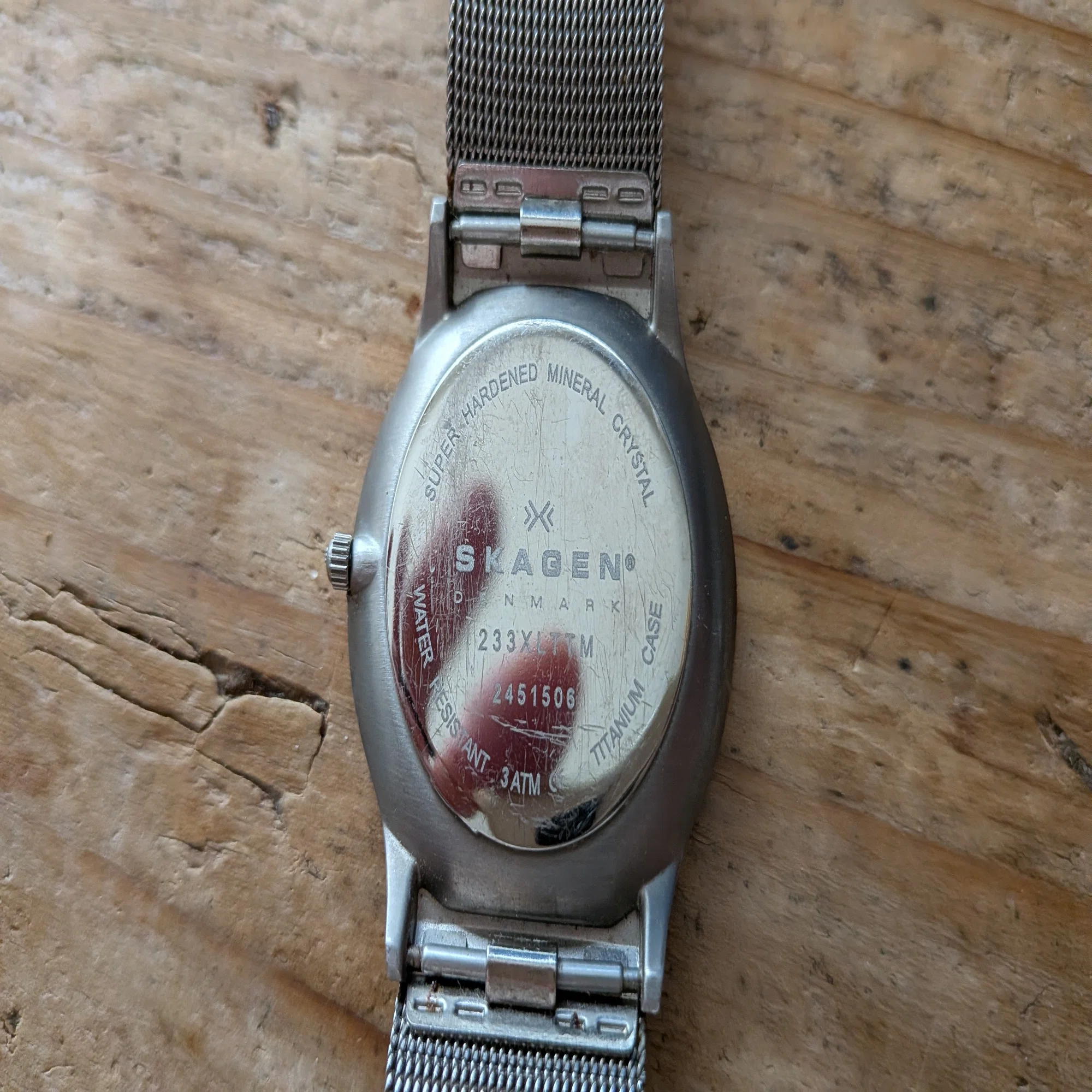 電池交換】「SKAGEN(スカーゲン) 腕時計 KLASSIK 233XLTTM メンズ」の 