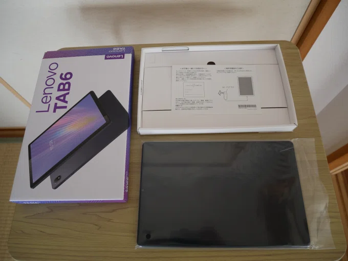 なぜかLenovo TAB6というのを見つけて、買い替えたので、ご紹介
