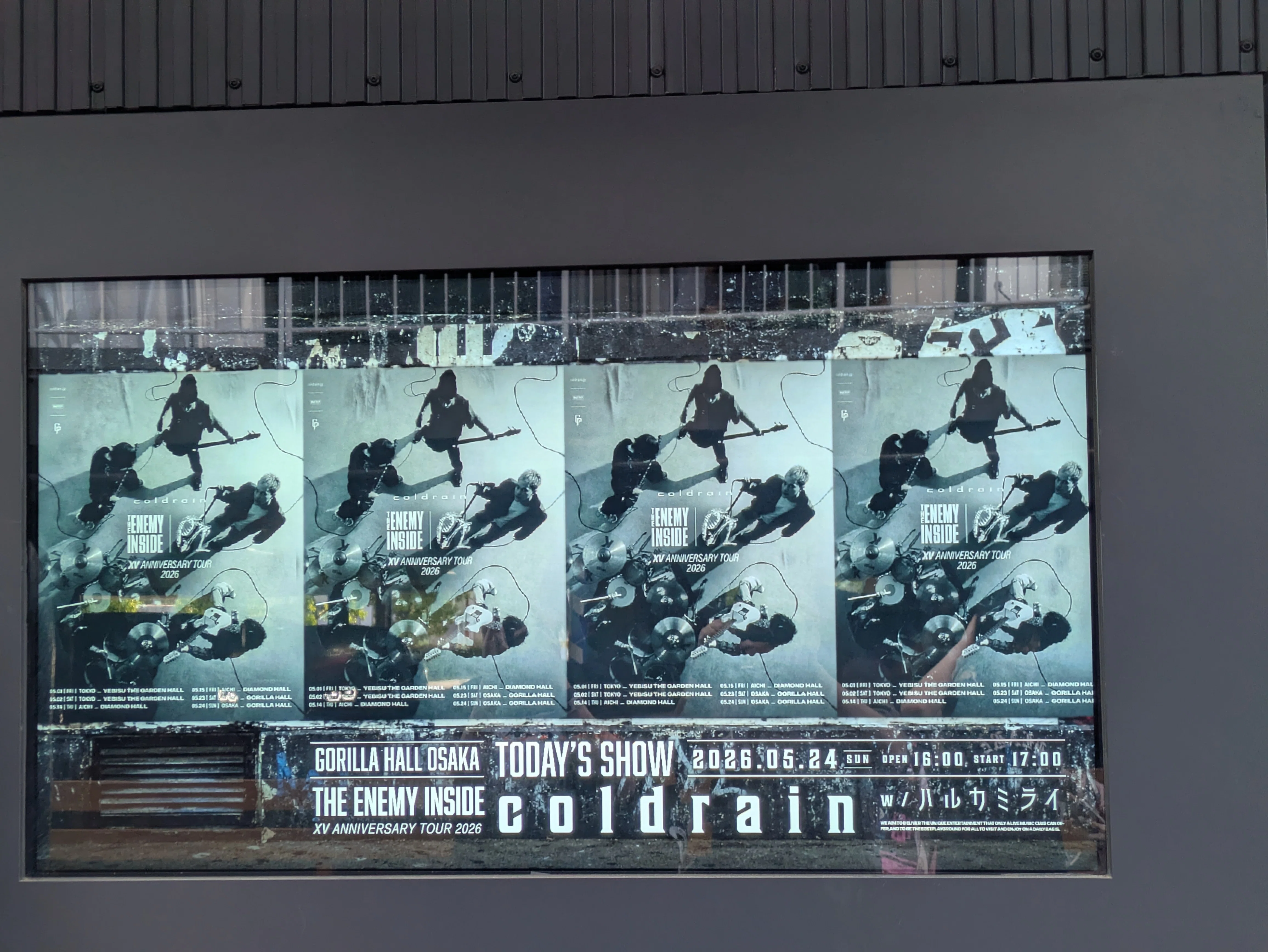 coldrain The Enemy Inside サイン入りポスター