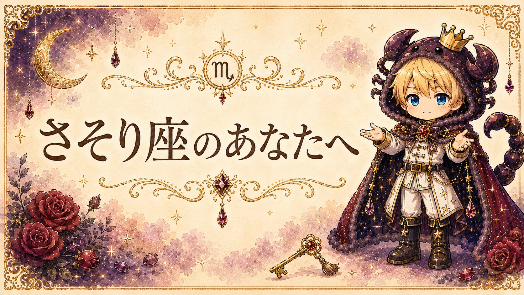 さそり座 6/1〜6/7】思いが澄んでいく一週間｜約束の王子様