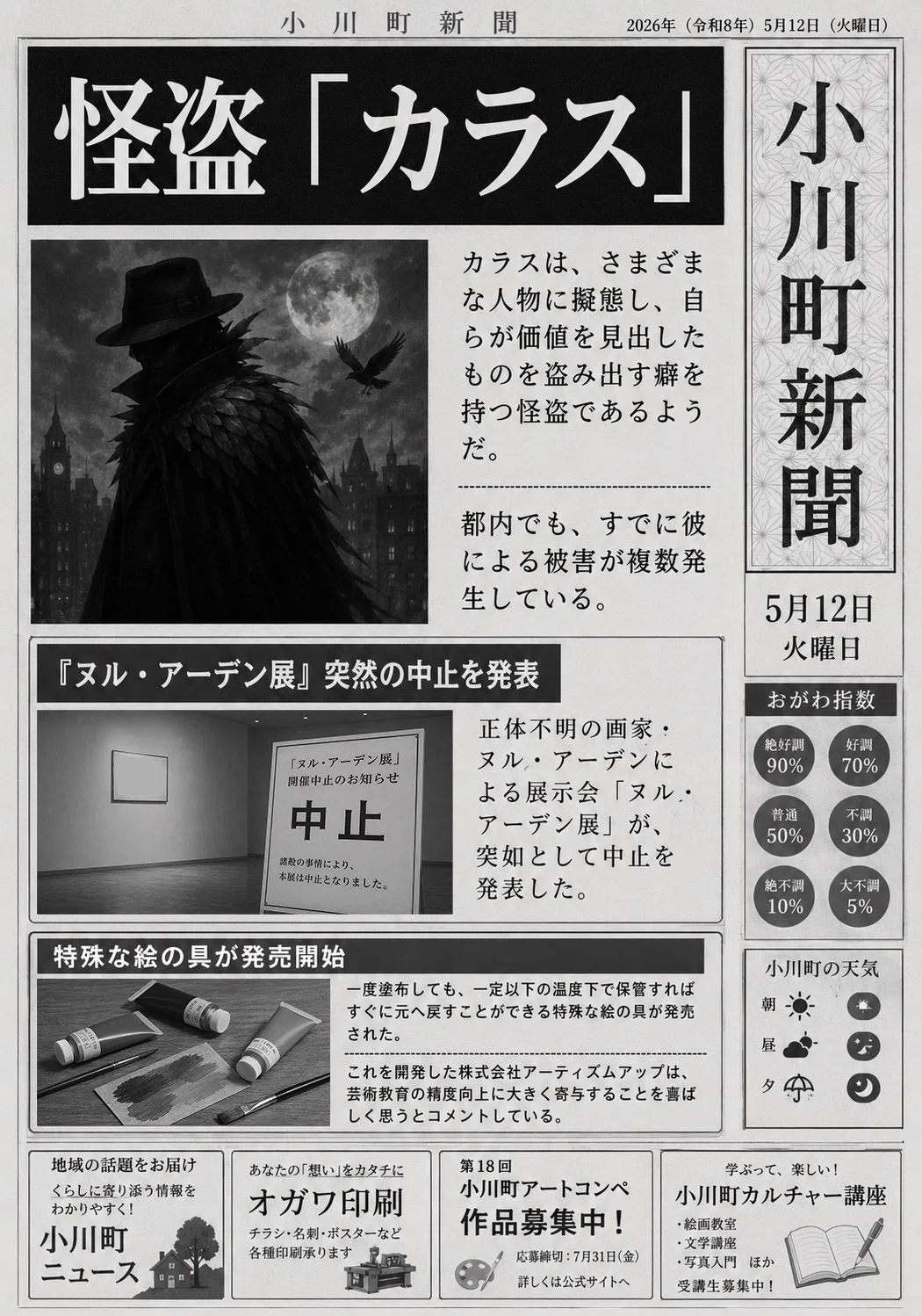 カラスは変装の達人のようです