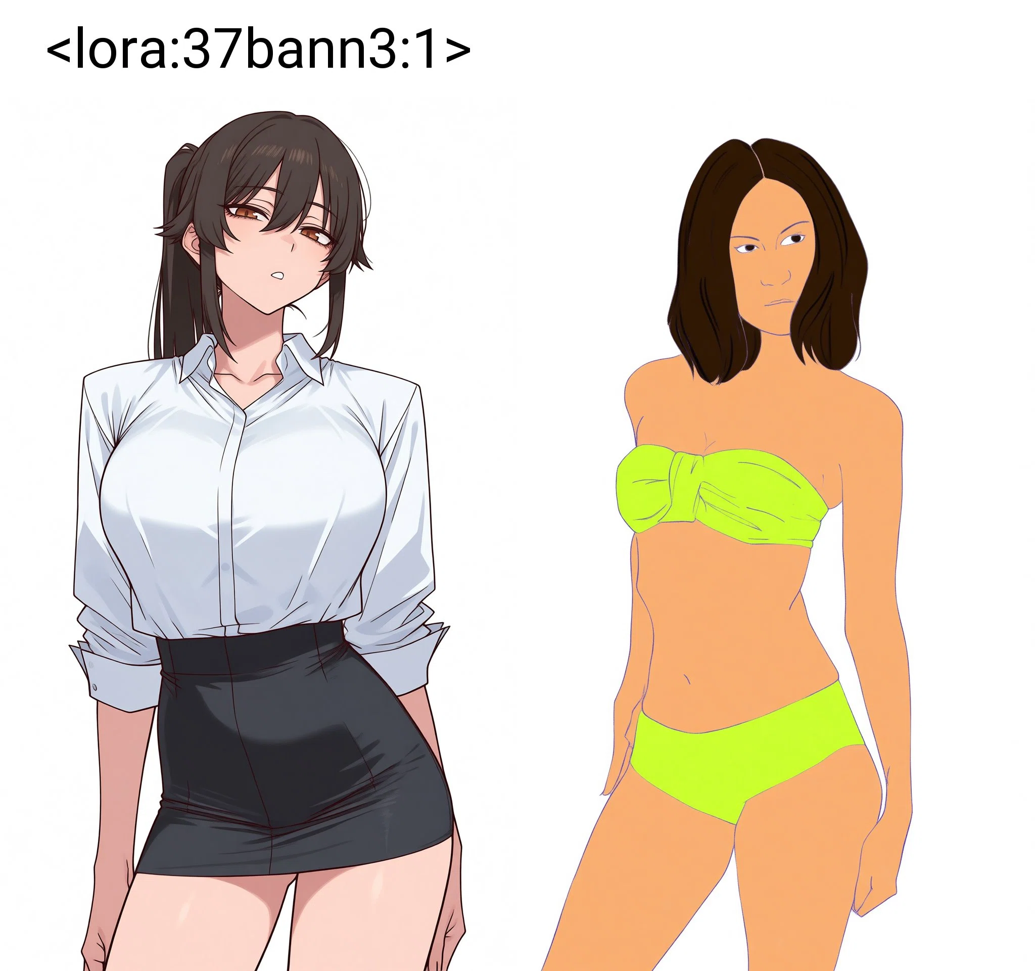 【原画】スローステップ 37番のSDの画像生成の設定とか [Anima]｜37番