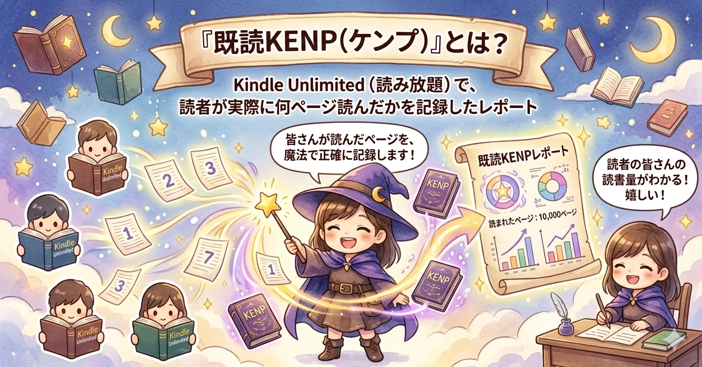 既読KENPとは？ Kindle電子書籍出版｜まき@こどもと日々成長中