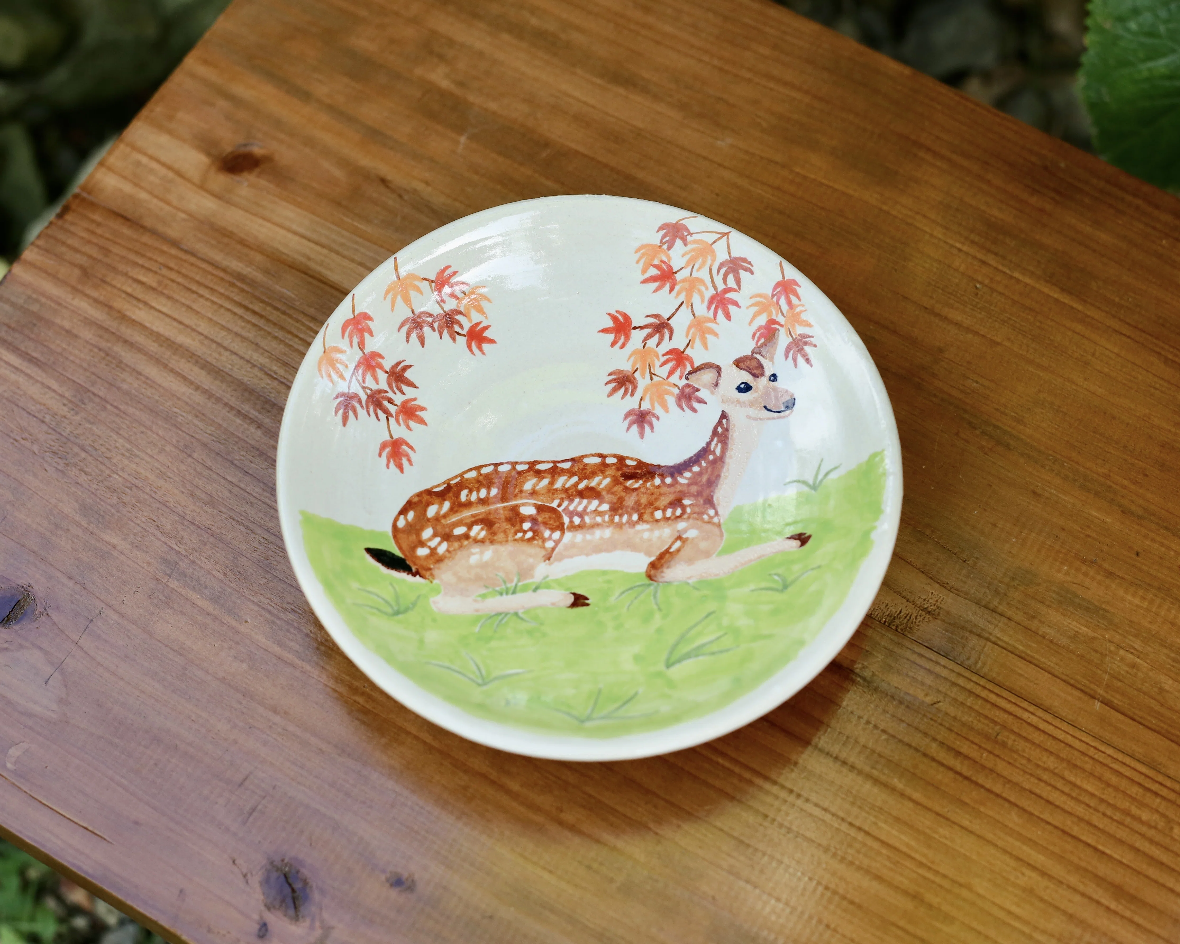 【18世紀・極希少】３種 ・6点フルセット・ブルネイ豆壺 豆展示台・骨董品 6月の個展：平皿、豆皿｜藍菖窯｜RanSho-gama