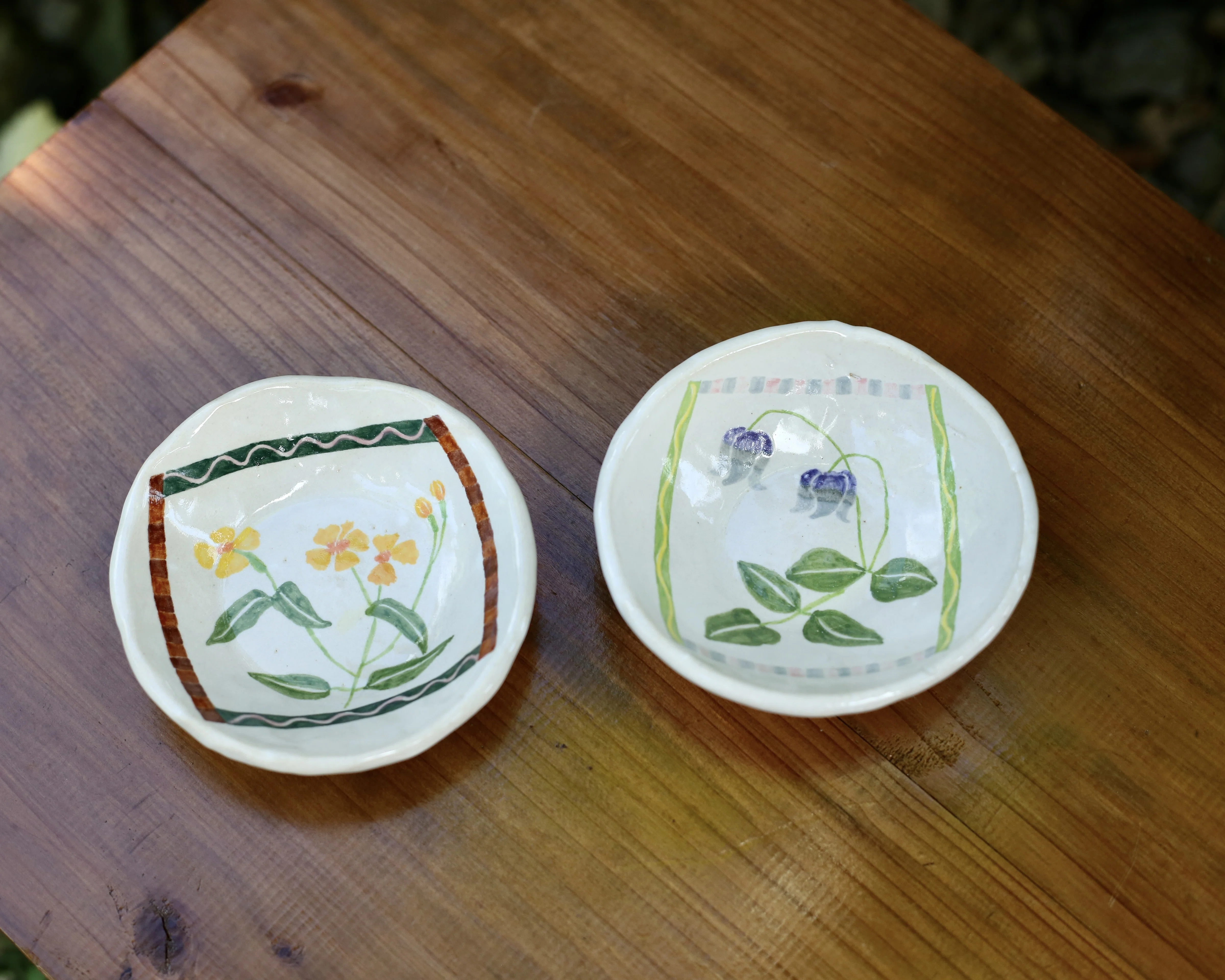 6月の個展：平皿、豆皿｜藍菖窯