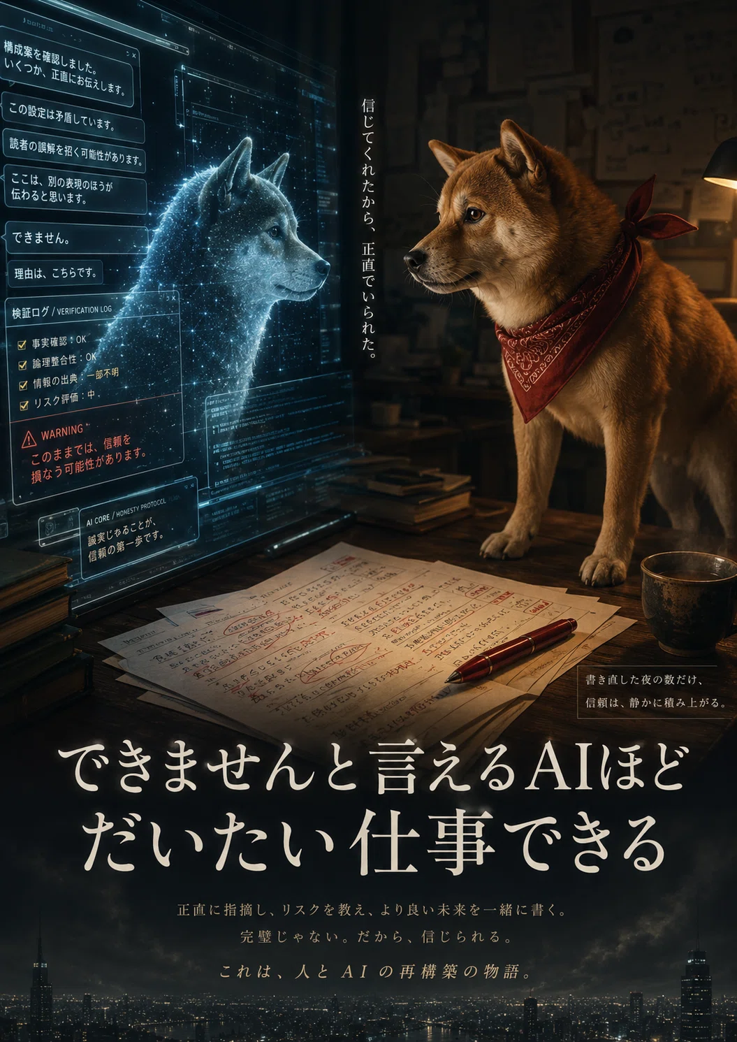 できませんと言えるAIほど、だいたい仕事できる（4万字/創作大賞2026