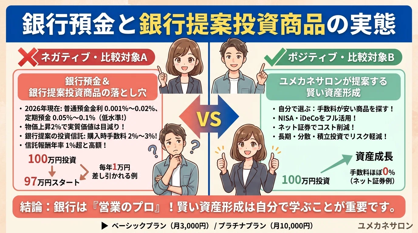 頭のいい銀行活用術 銀行員は営業のプロ」！賢く資産を増やす新常識｜ユメカネサロン