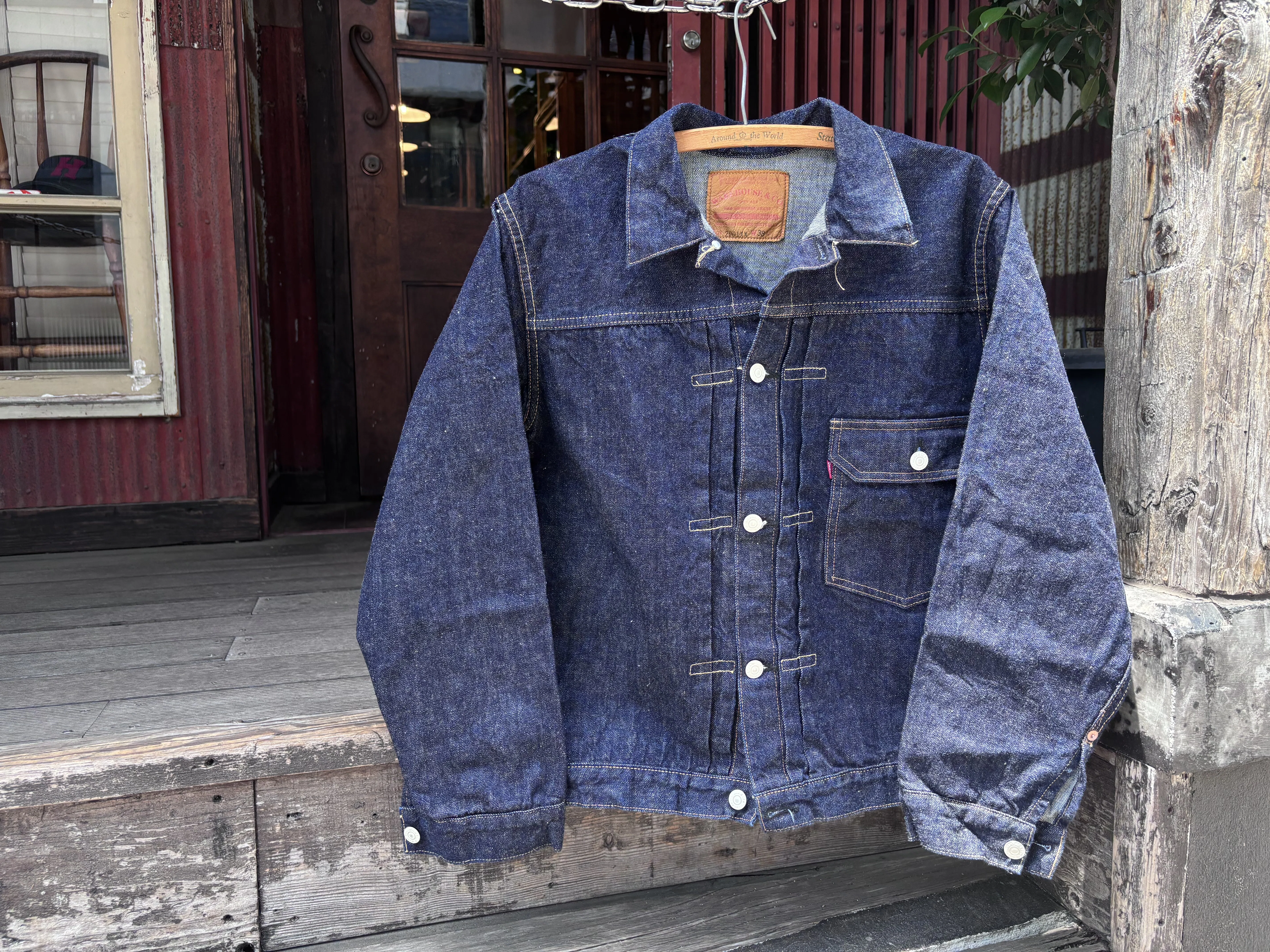 希少WAREHOUSE 2001xx 1001xx ダウンポケット セットアップ ウエア 