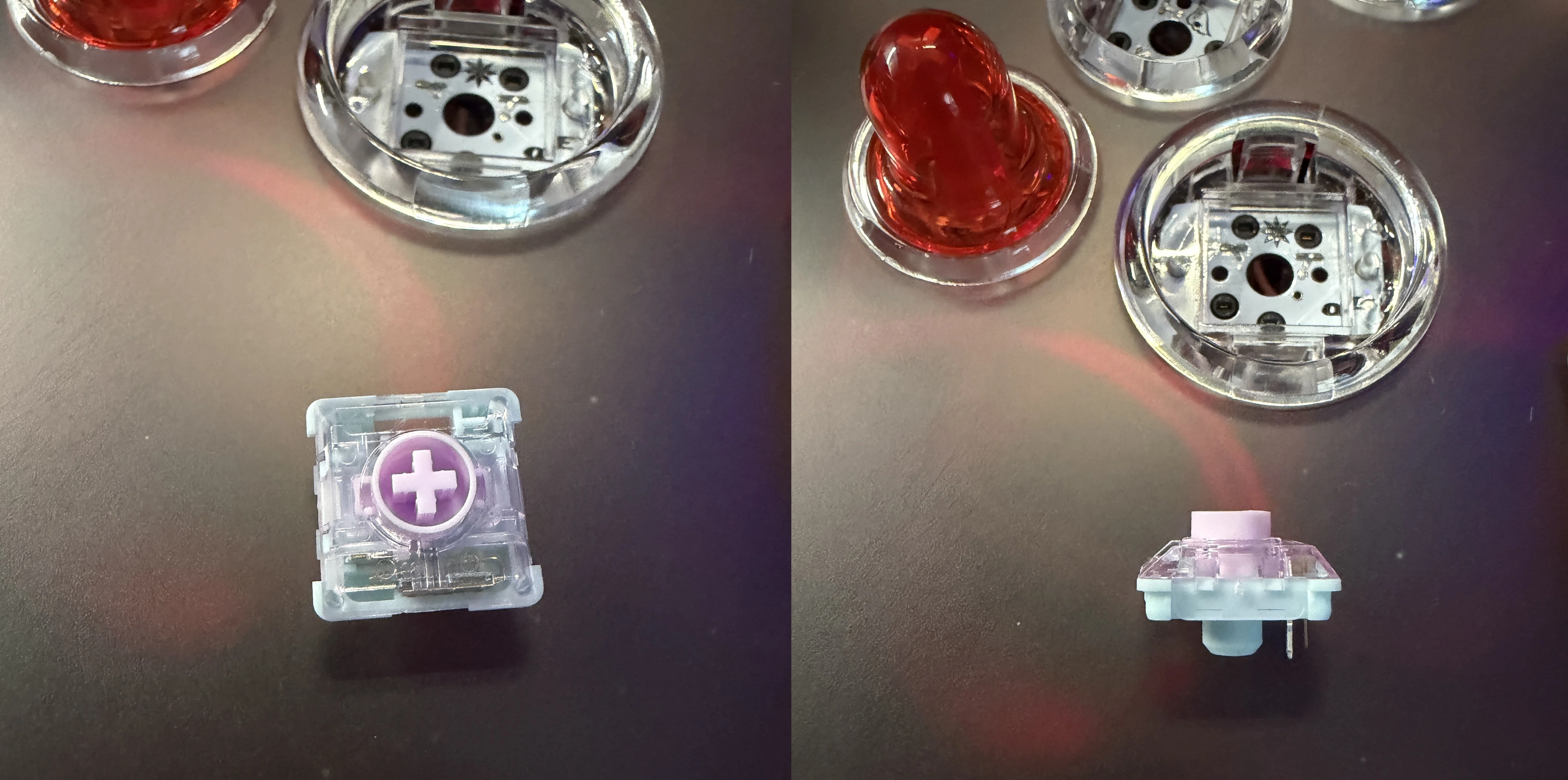 Kailh Saker Mini、静音すぎると思ってたけどボタンに入れたらちょうど