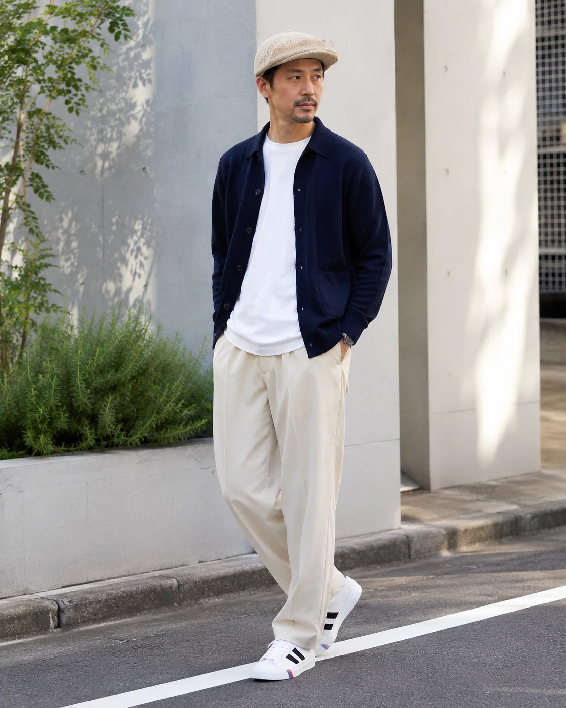 ボルサリーノ コーデ 40代 パナマで愉しむ夏の紳士コーデ Borsalino