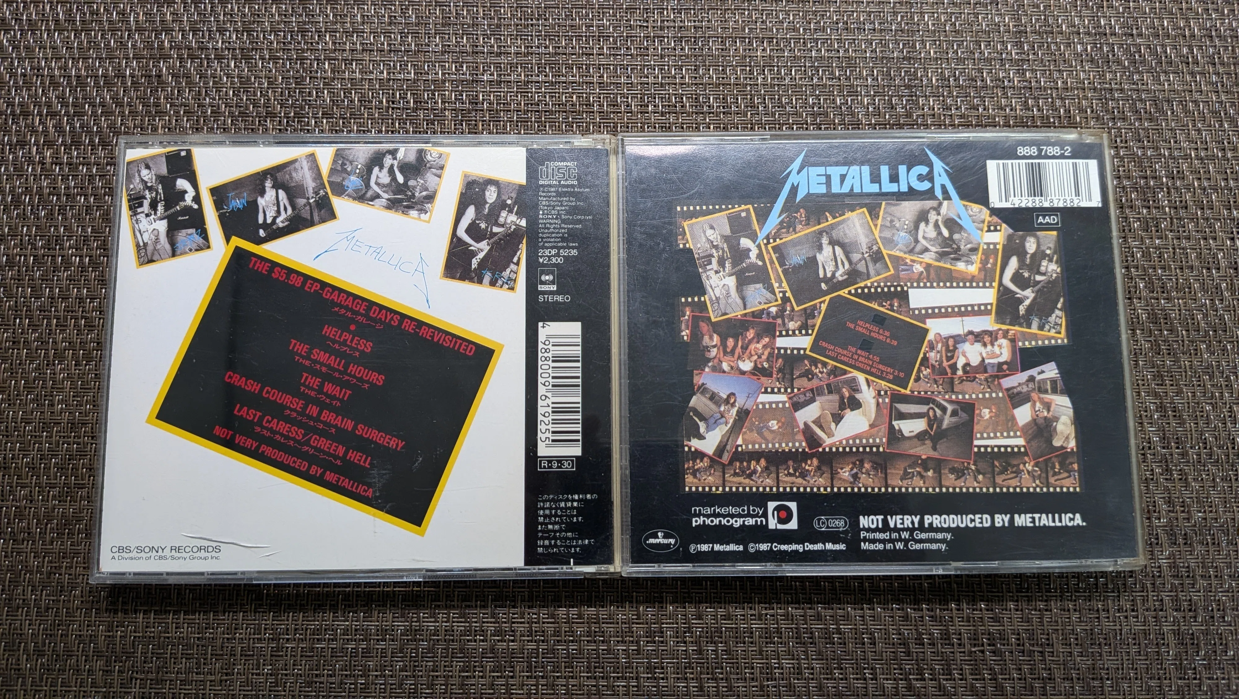 METALLICA（メタリカ）『Garage Days』1987年の熱気を残す伝説のEP
