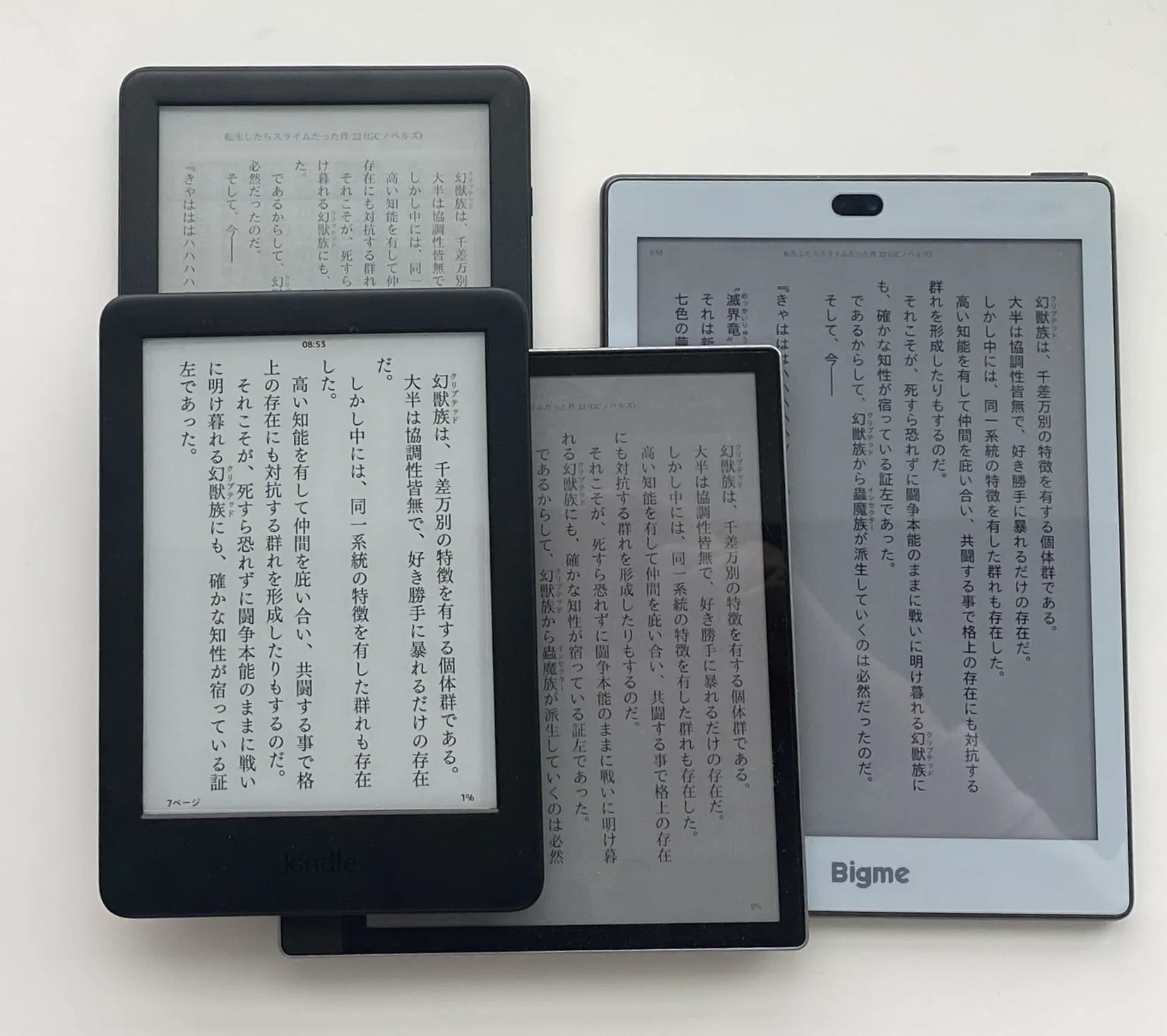 モノクロの美しさ「Bigme Hibreak Pro」28:Einkが好き！｜アジル氏
