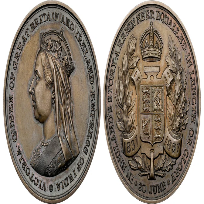 1897年 グレートブリテン ヴィクトリア女王 ダイヤモンドジュビリー 