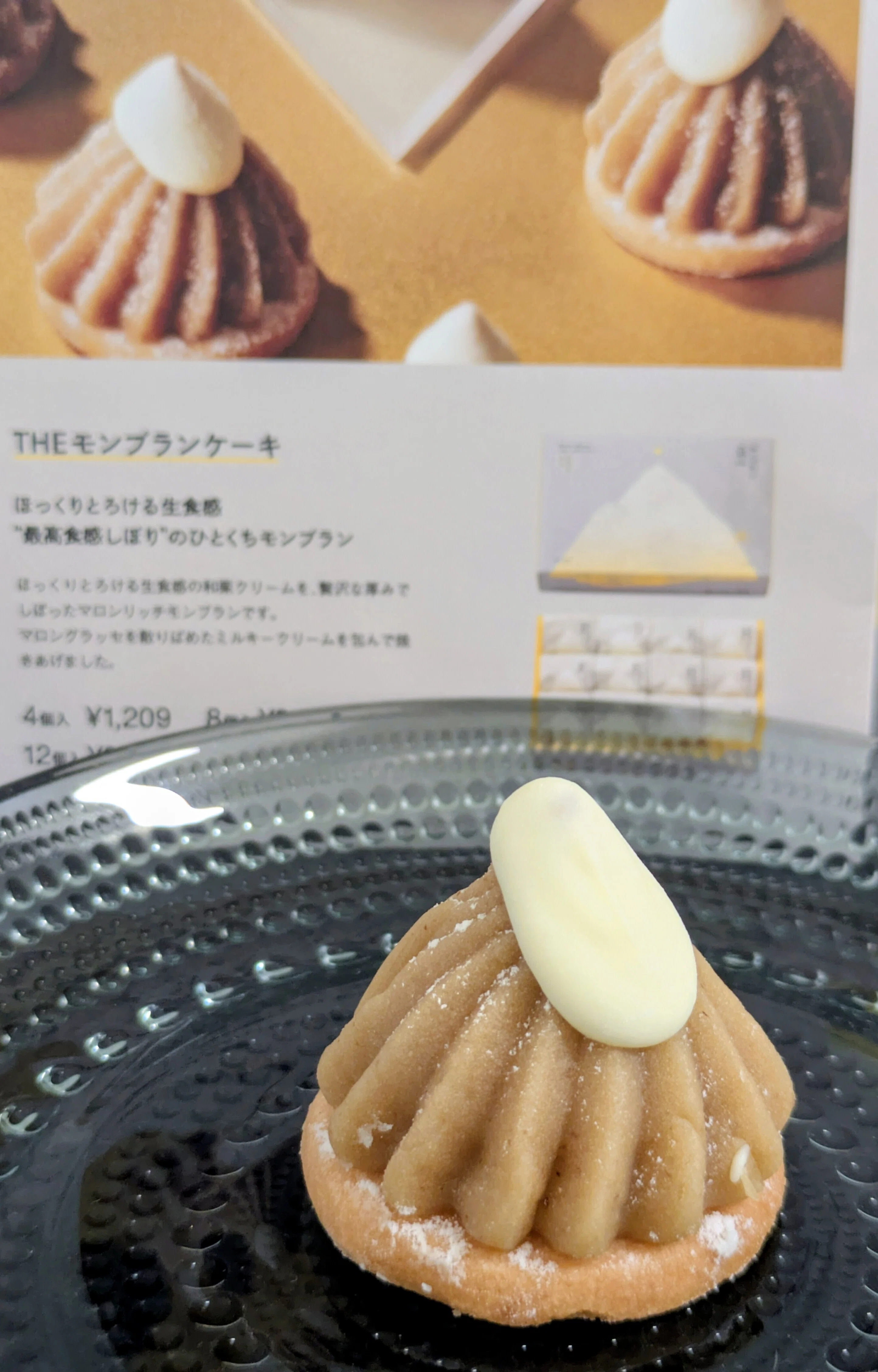 🍰スイーツNo.93 テイクアウト モンブランTHE珀山 大丸東京店｜いも