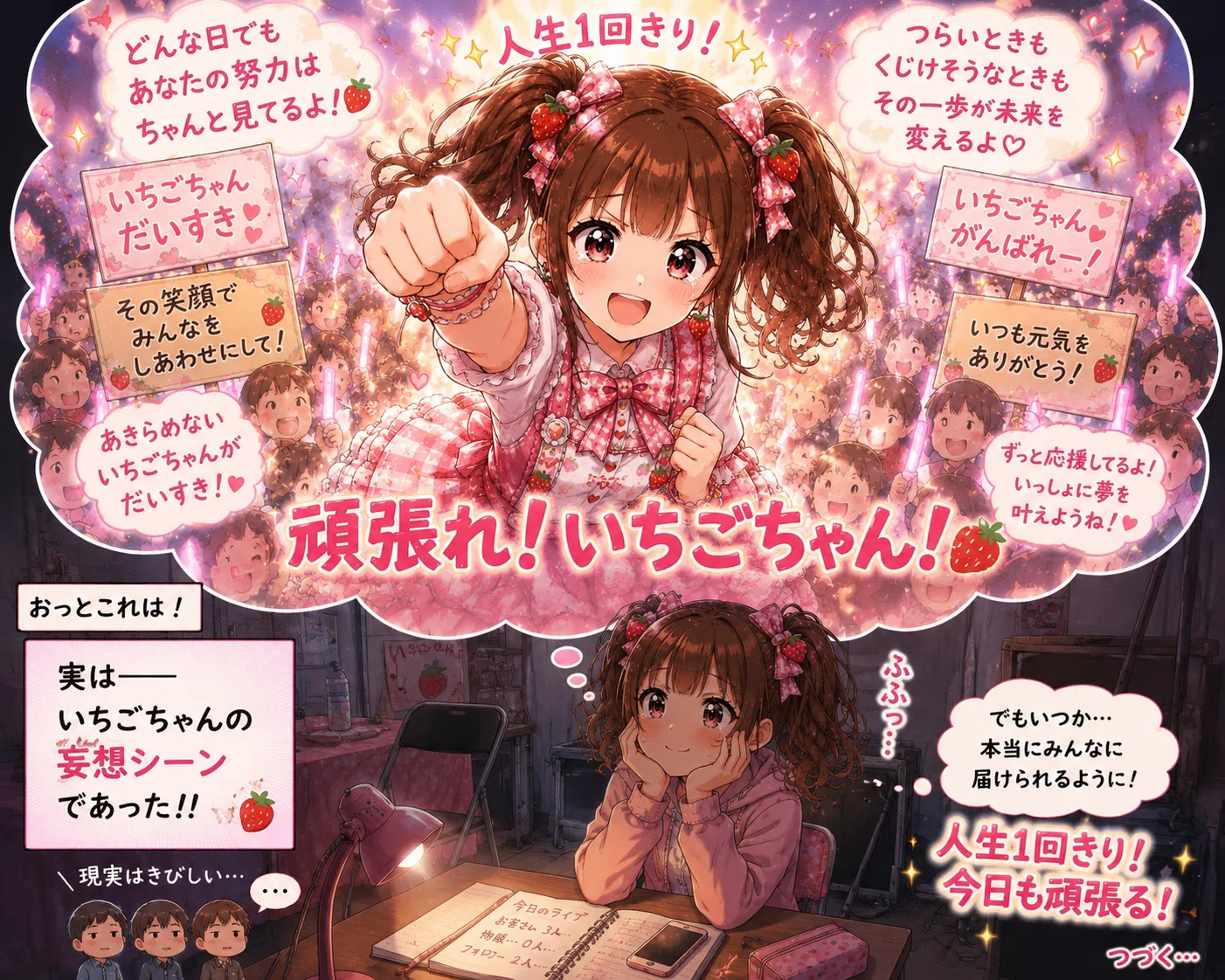 POPNGIRLいちごちゃん｜グルメ仮面