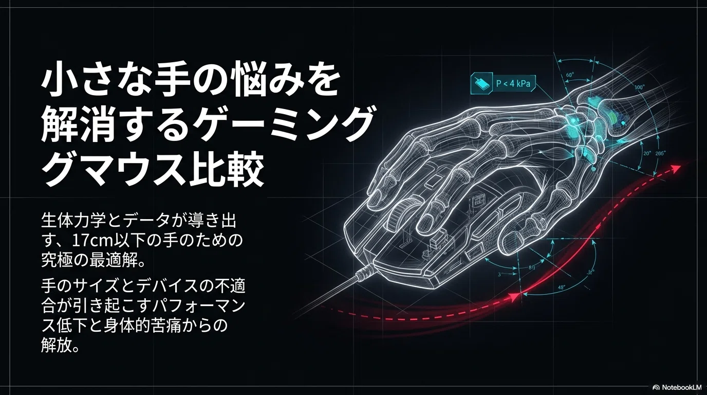 小さな手の悩みを解消するゲーミングマウス比較｜「徹底比較