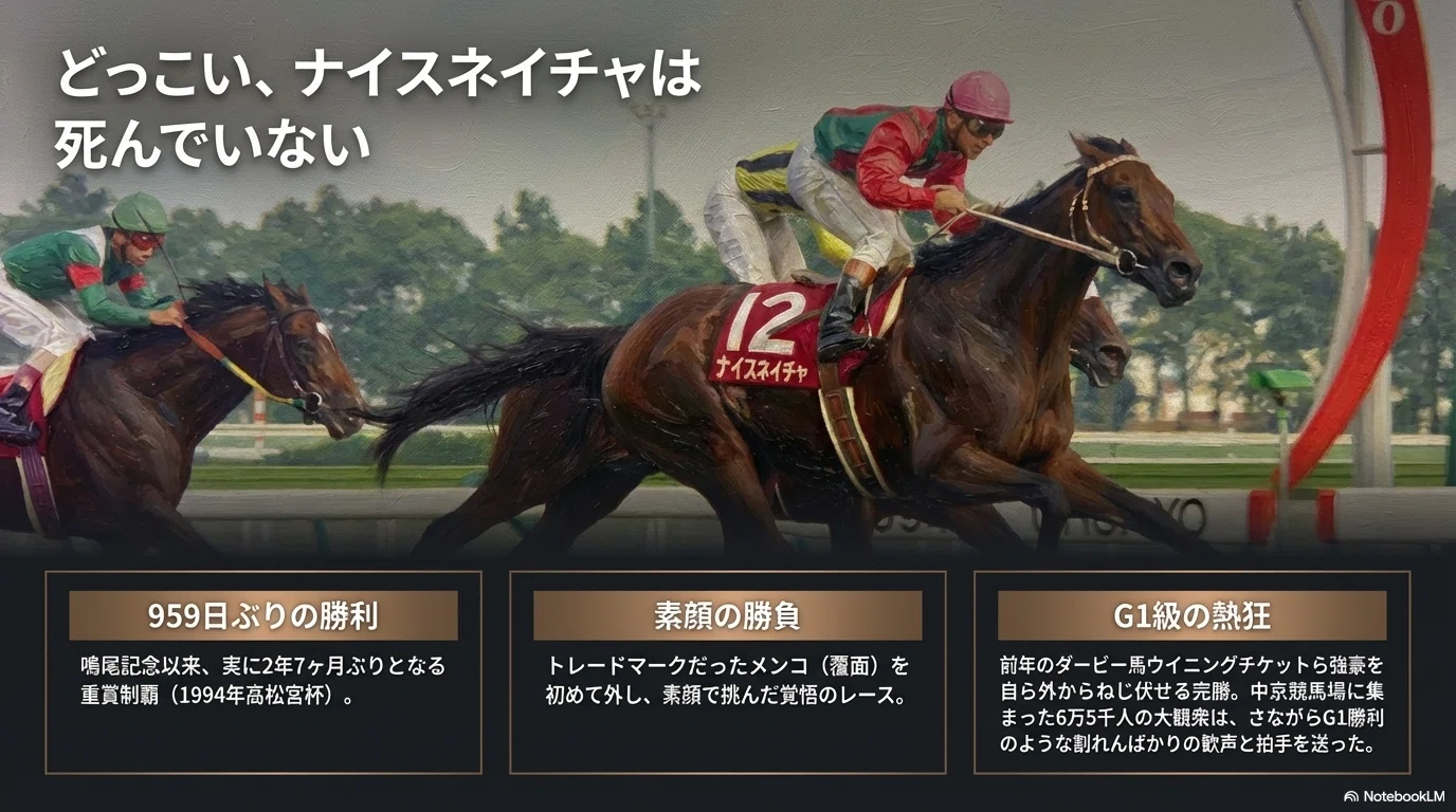ナイスネイチャ -有馬3年連続3着、ブロンズコレクター-｜ハサミおじさん
