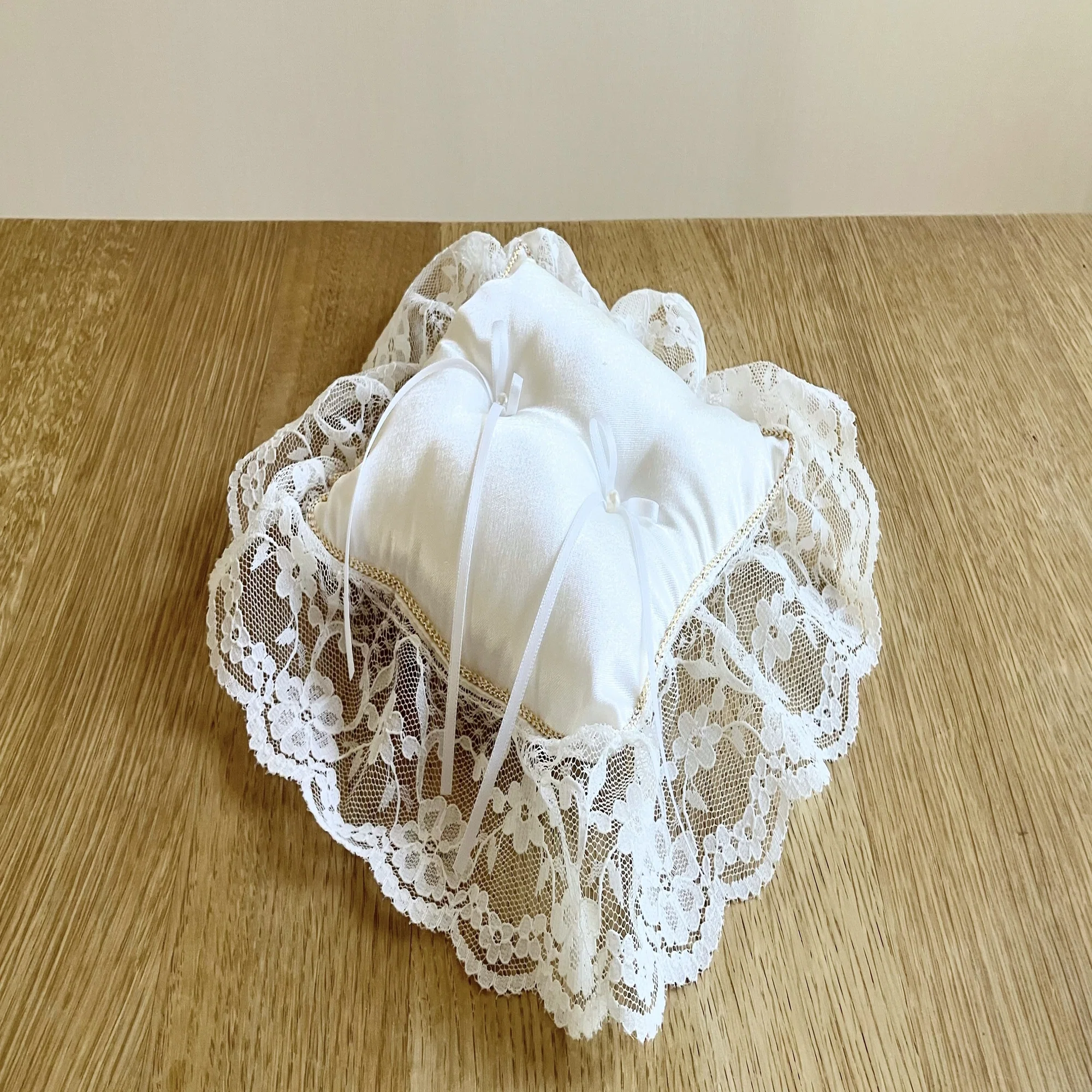 無料記事】ウェディング＊リングピローの作り方｜nahoppe_handmade 