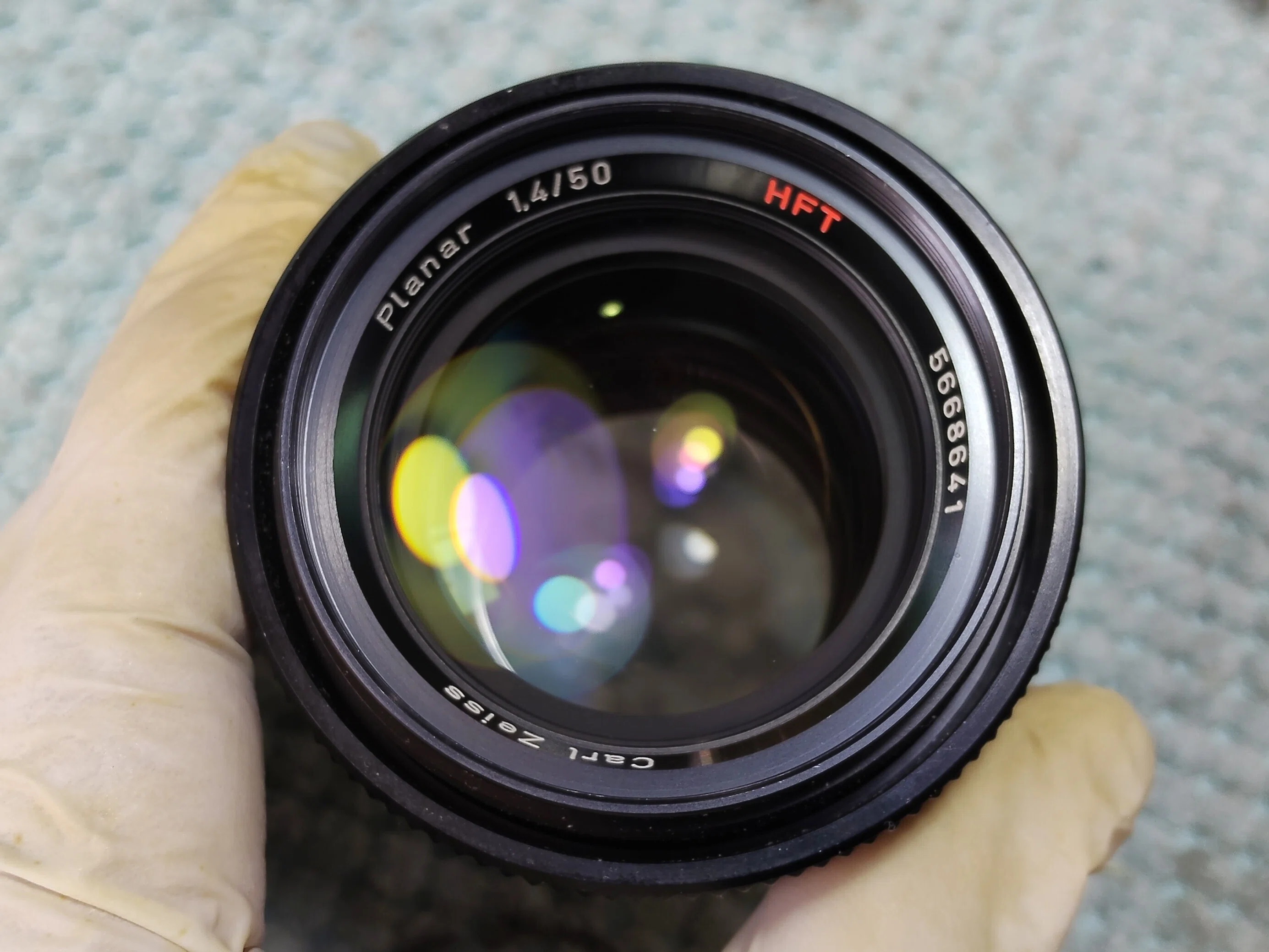 Contax Carl Zeiss Planar 50mm F/1.4 T*の分解｜フィルムカメラ修理の