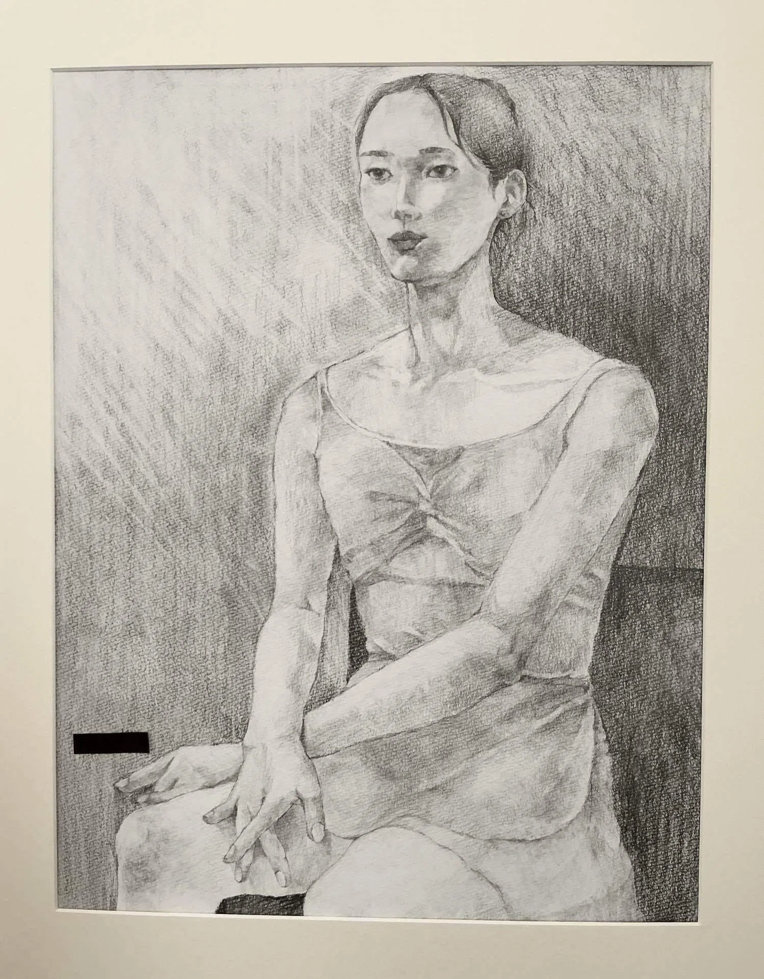 鉛筆画 バレリーナの女の子、noteをしばらく離れるご報告｜ぎんなん