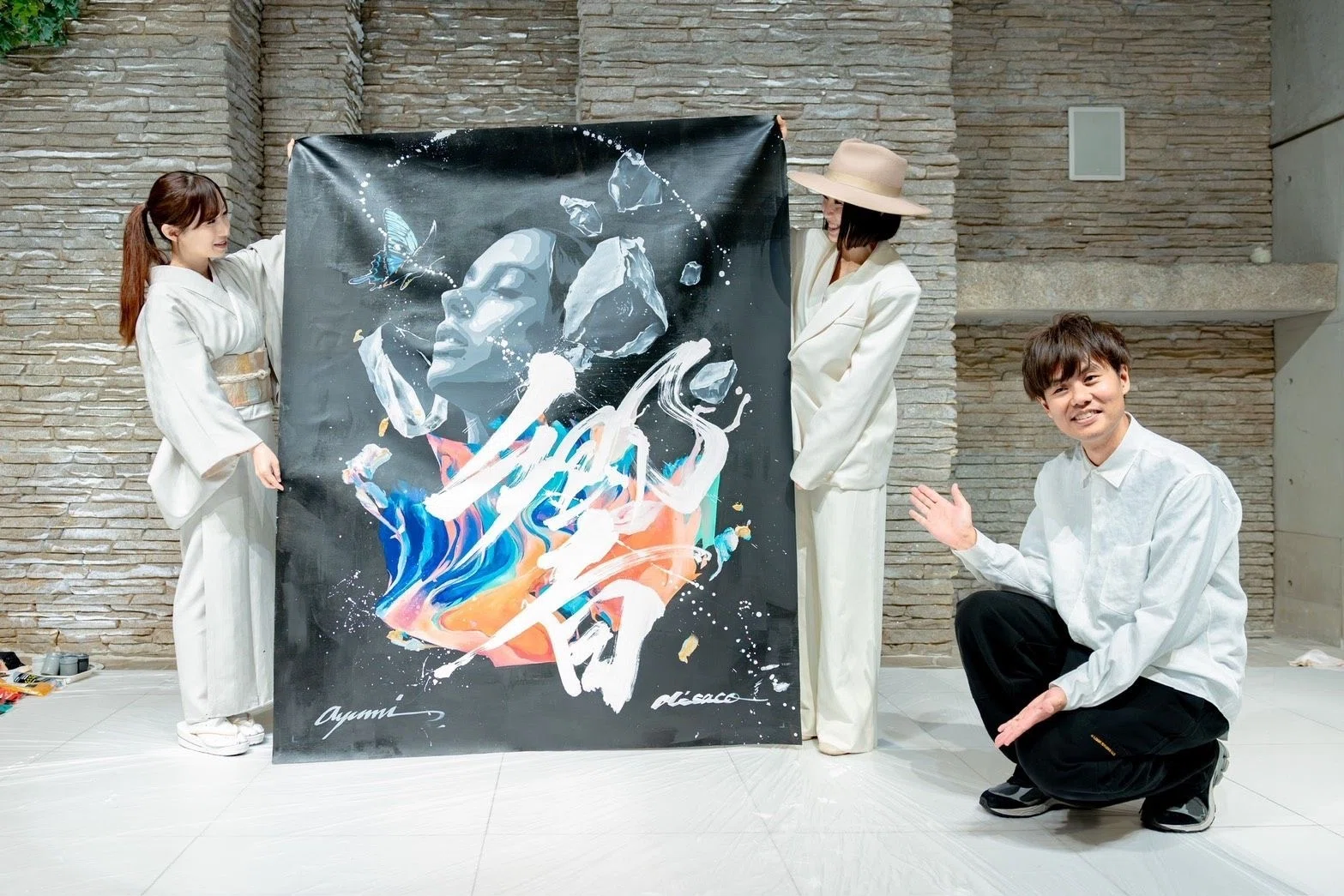 初対面のアーティストと『響』を描くまで｜書道家 未佐子 / misaco