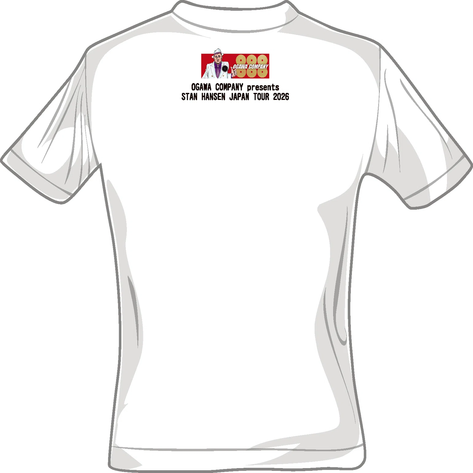 来日記念 スタン・ハンセンTシャツ販売のお知らせ｜株式会社H.J.T. 