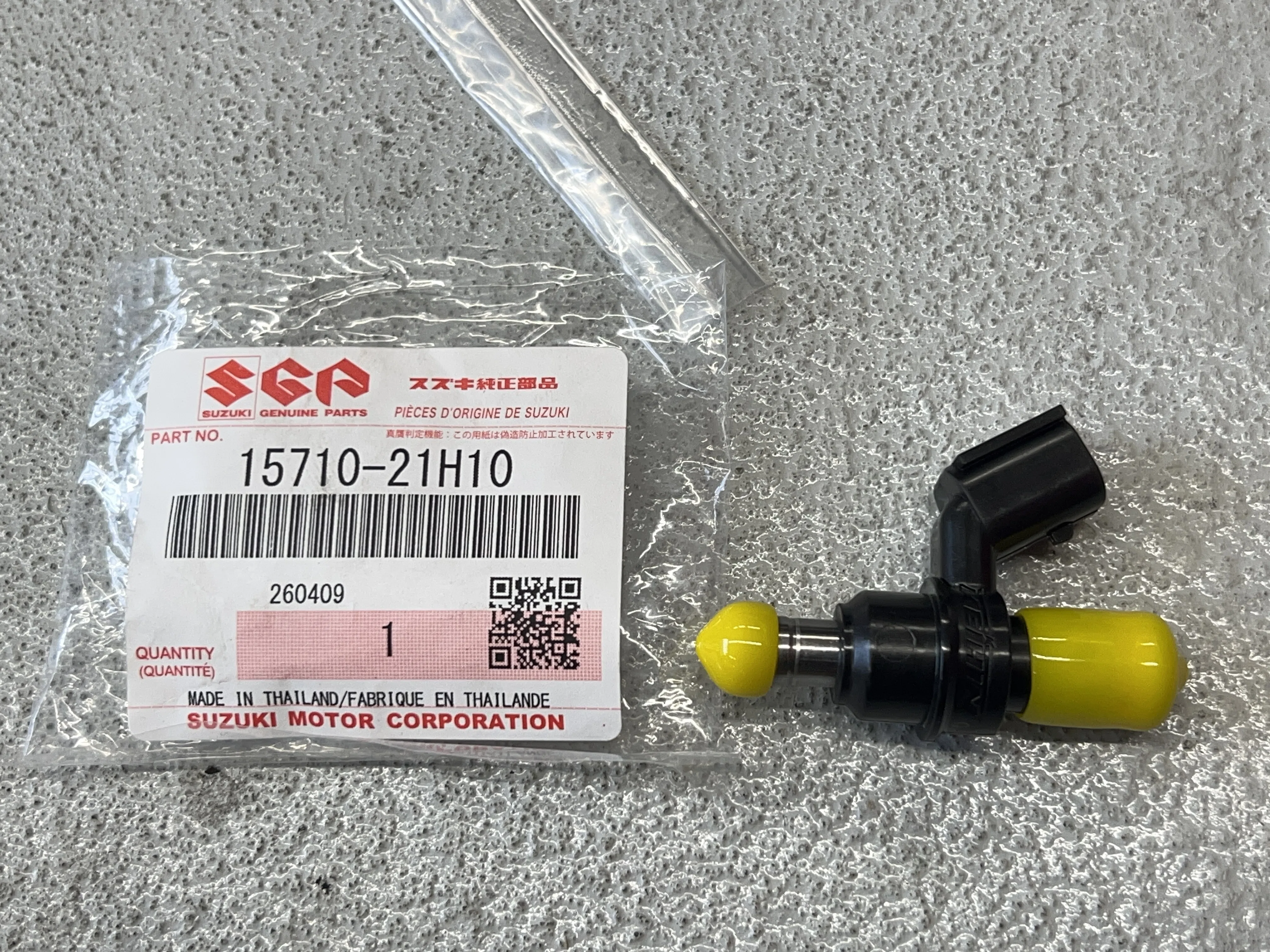 スズキ純正部品｜12穴隼インジェクターKLX250流用｜15710-21H10｜8450