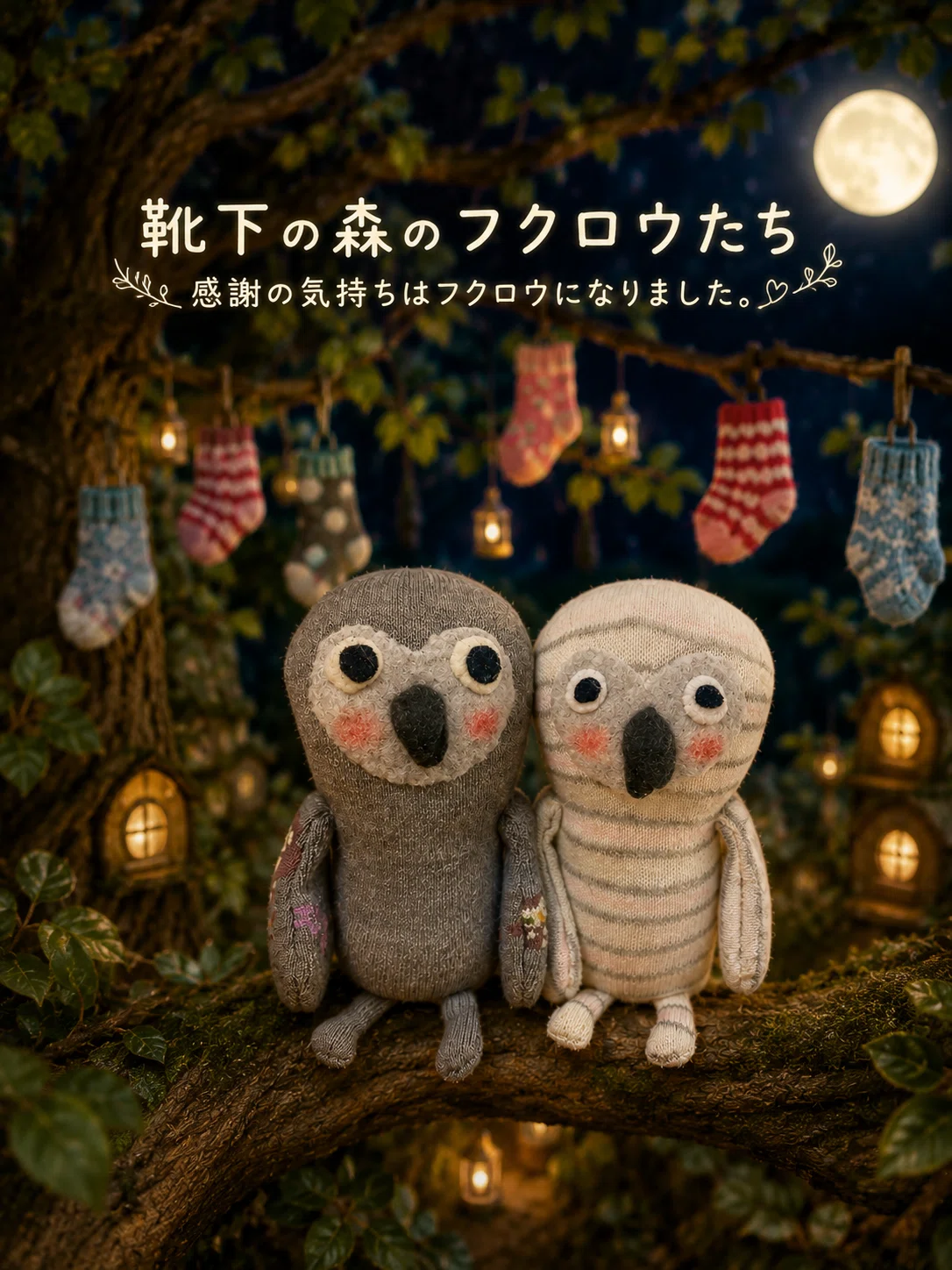 靴下の森のフクロウたち第1話｜Acoche(アコーチェ)