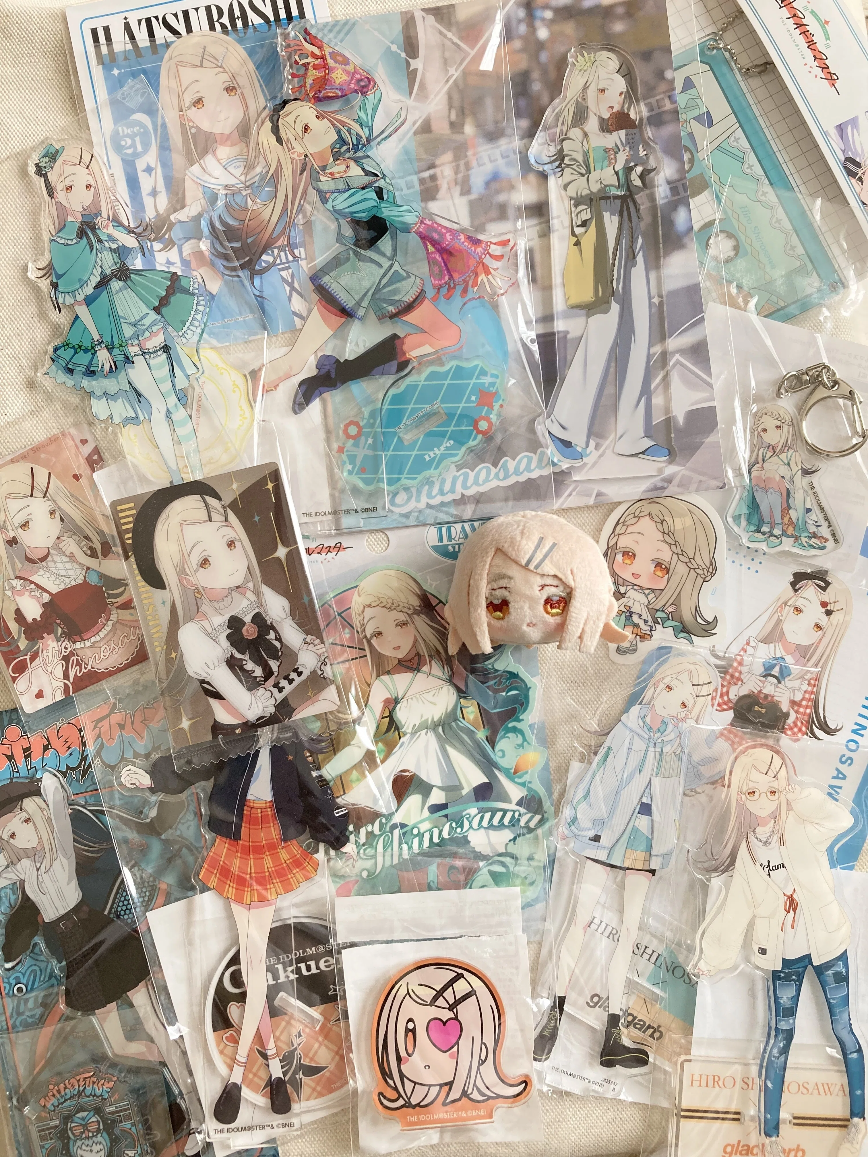 学マス2周年 ： 私が集めた篠澤 広グッズを紹介します｜くらげゲーム