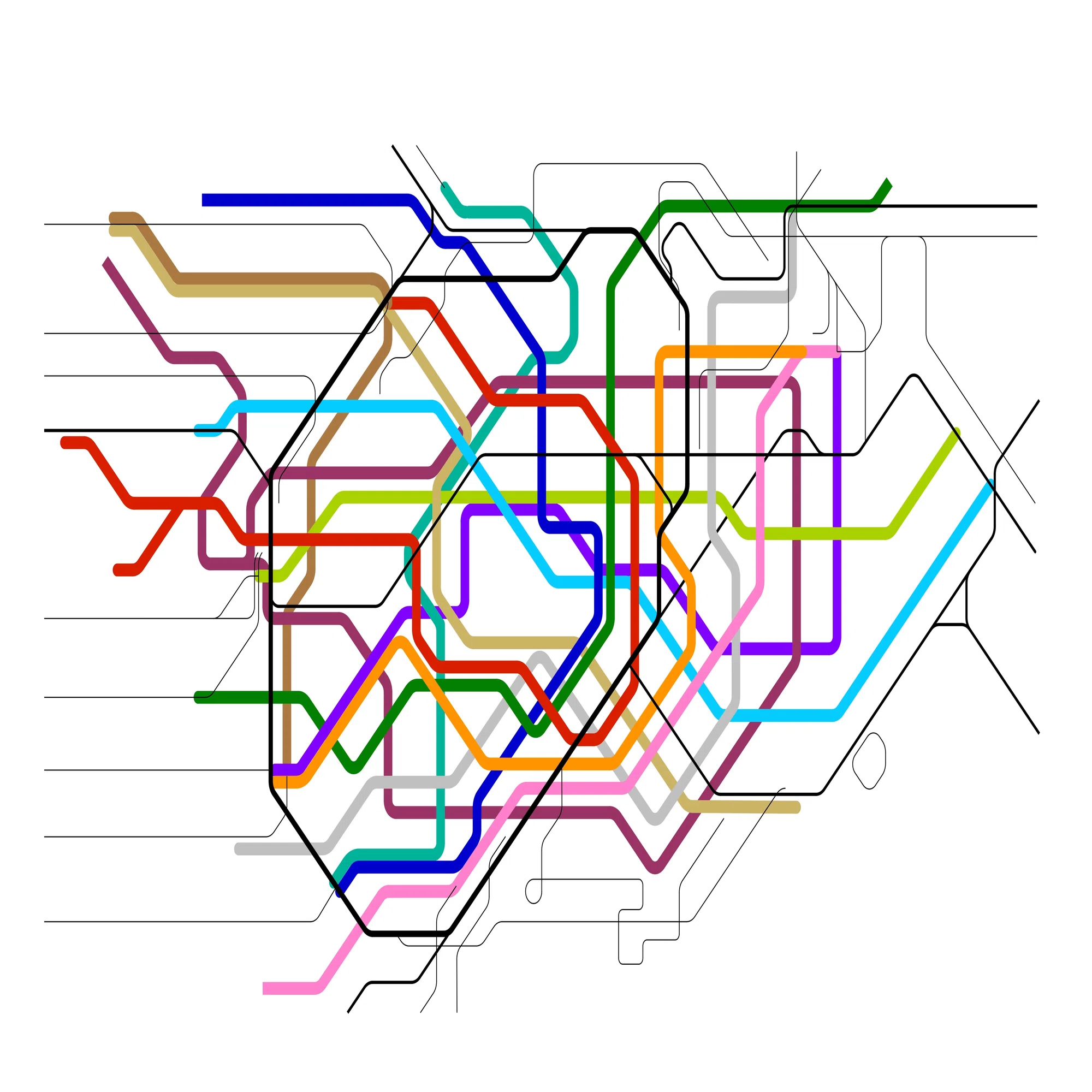 もしも営団路線図のフォーマットが今でも続いていたら（2）｜mogref