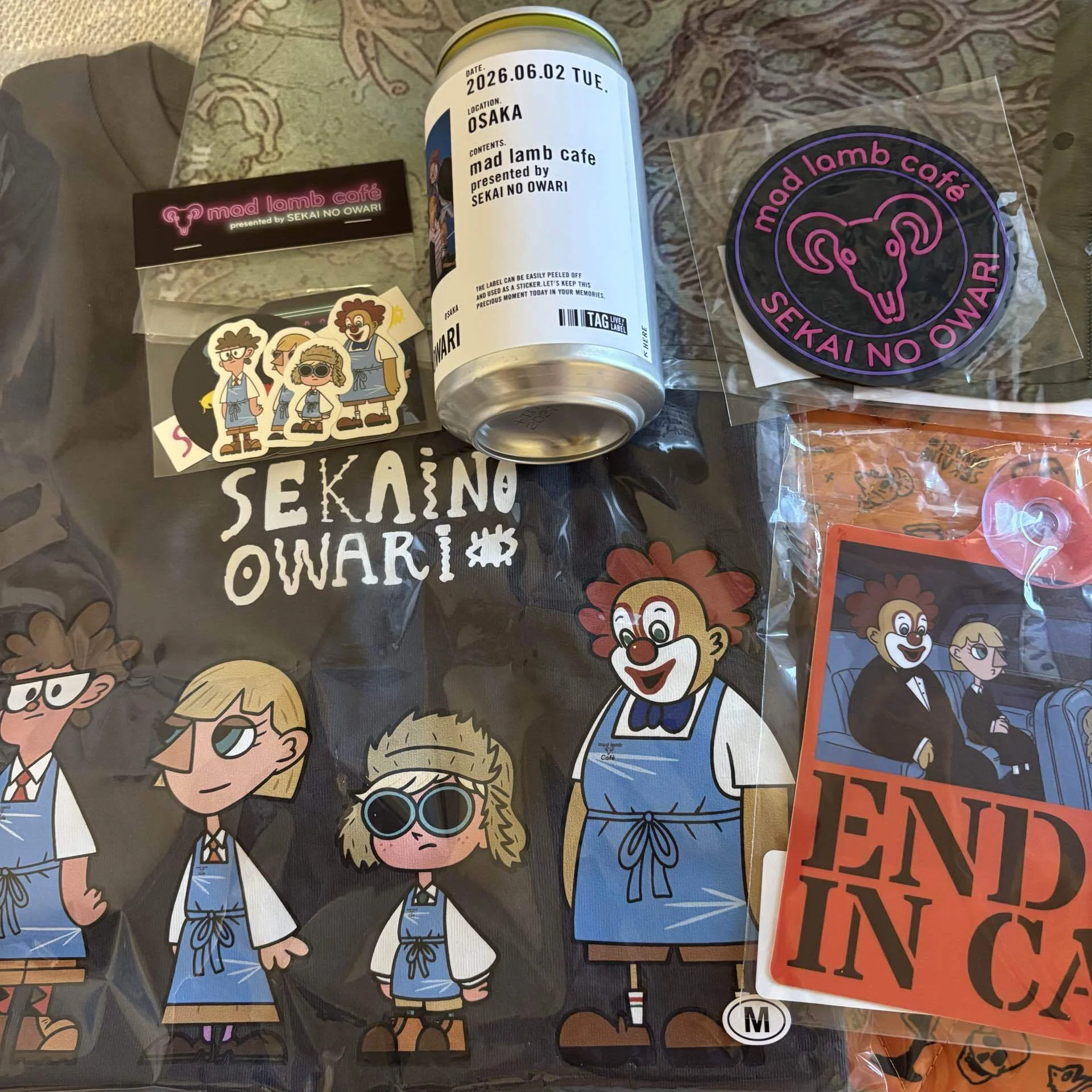 セカオワ】大阪のmad lamb Cafeに行ってきた｜みとこんどりあ