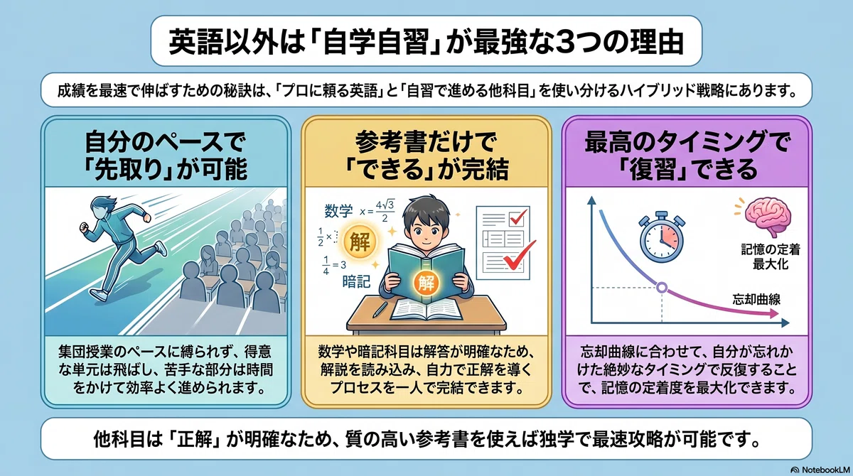 【英語以外の科目は自学自習できる①】｜KKDRオンライン英語塾